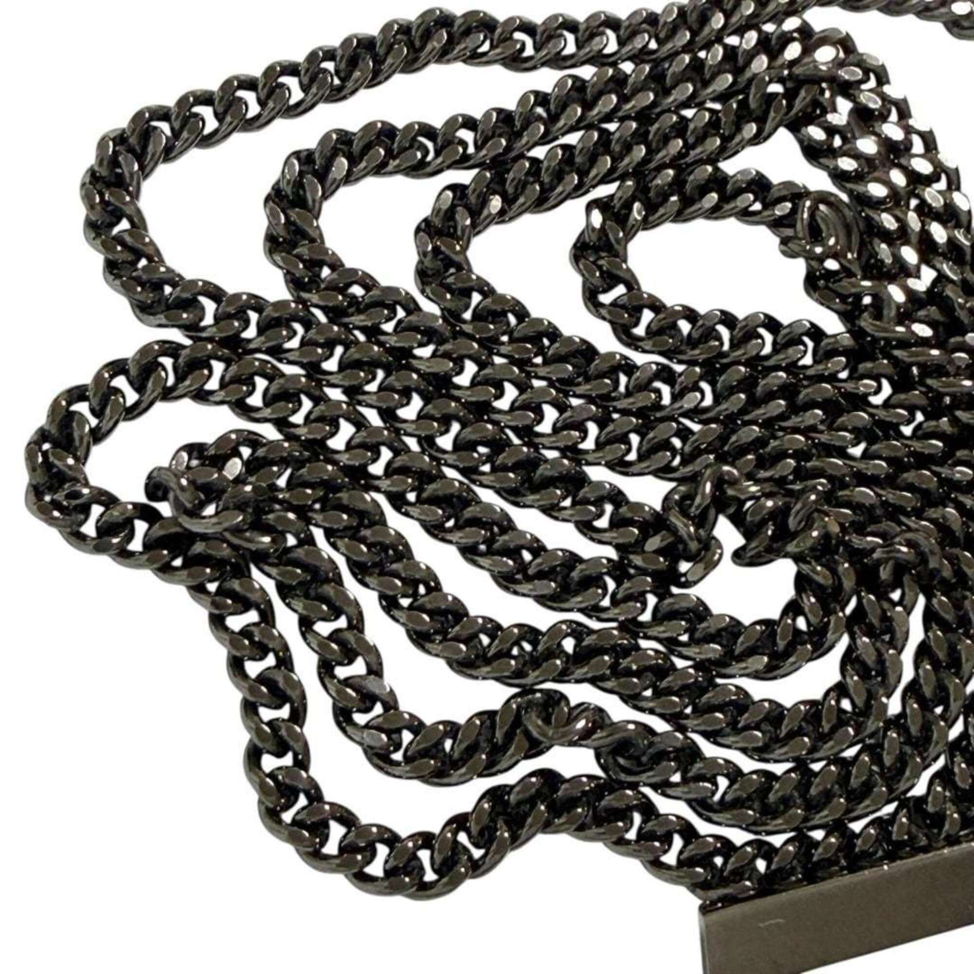 Dior Christian Dior Dior Men's Reversible Pendant Plate Necklace, Gunmetal Size ONE SIZE - 4 Thumbnail