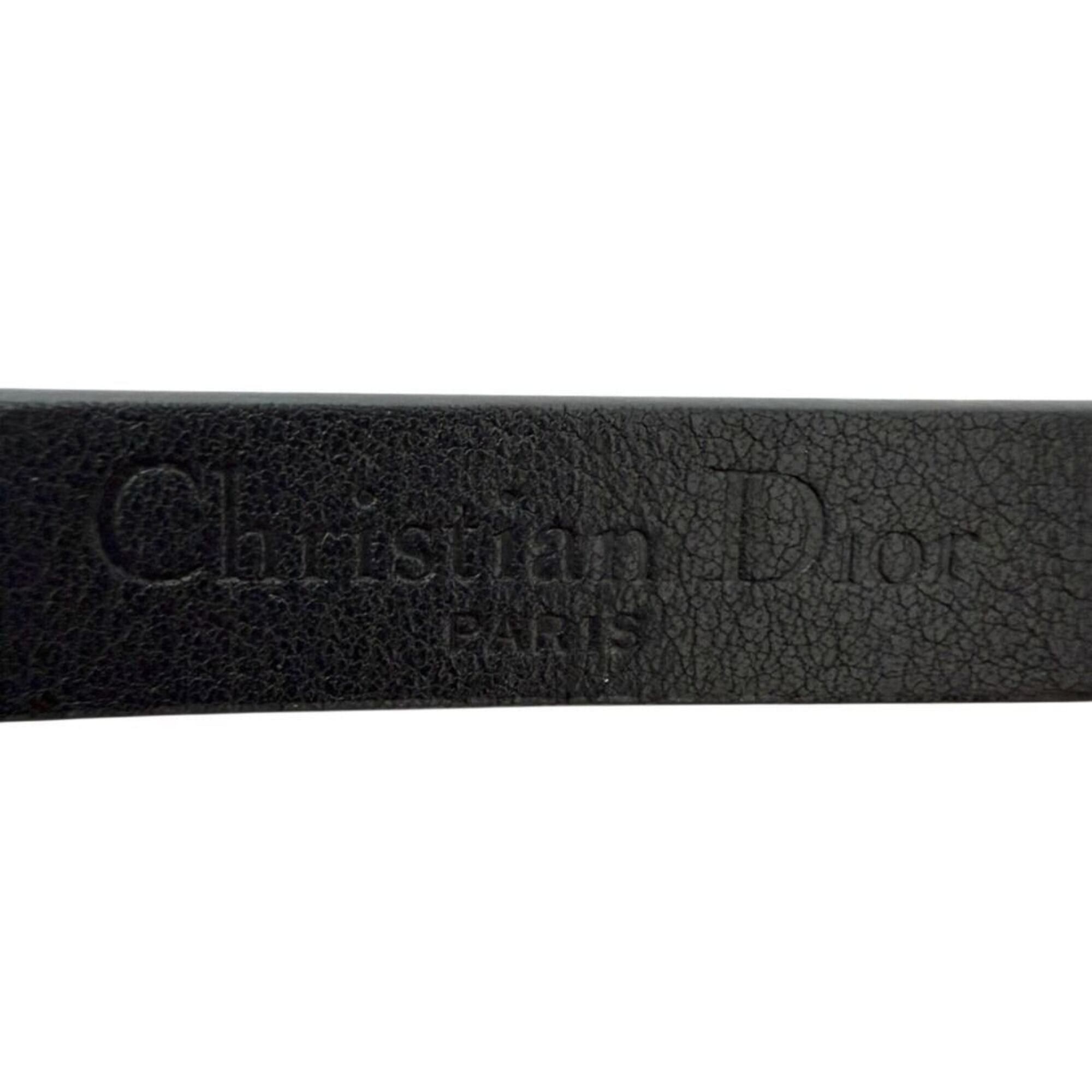 Dior Christian Dior Dior Women's Leather Double Choker Necklace, Black Size ONE SIZE - 7 Thumbnail