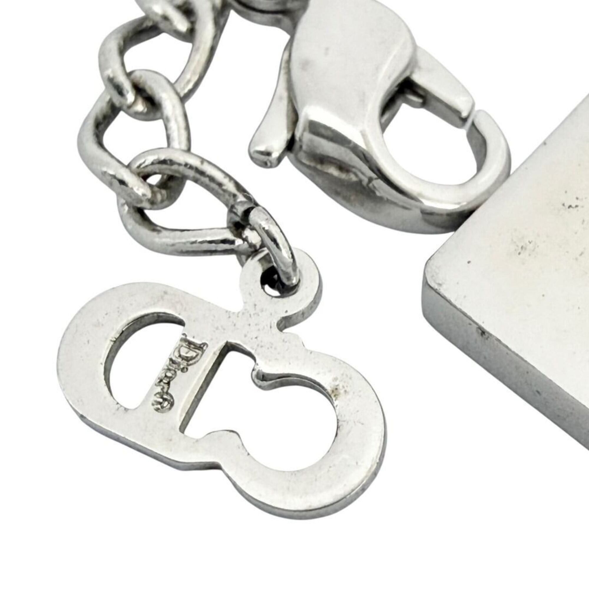 Dior Christian Dior Dior Women's Plate Pendant Necklace, Silver, up to 45cm Size ONE SIZE - 8 Thumbnail