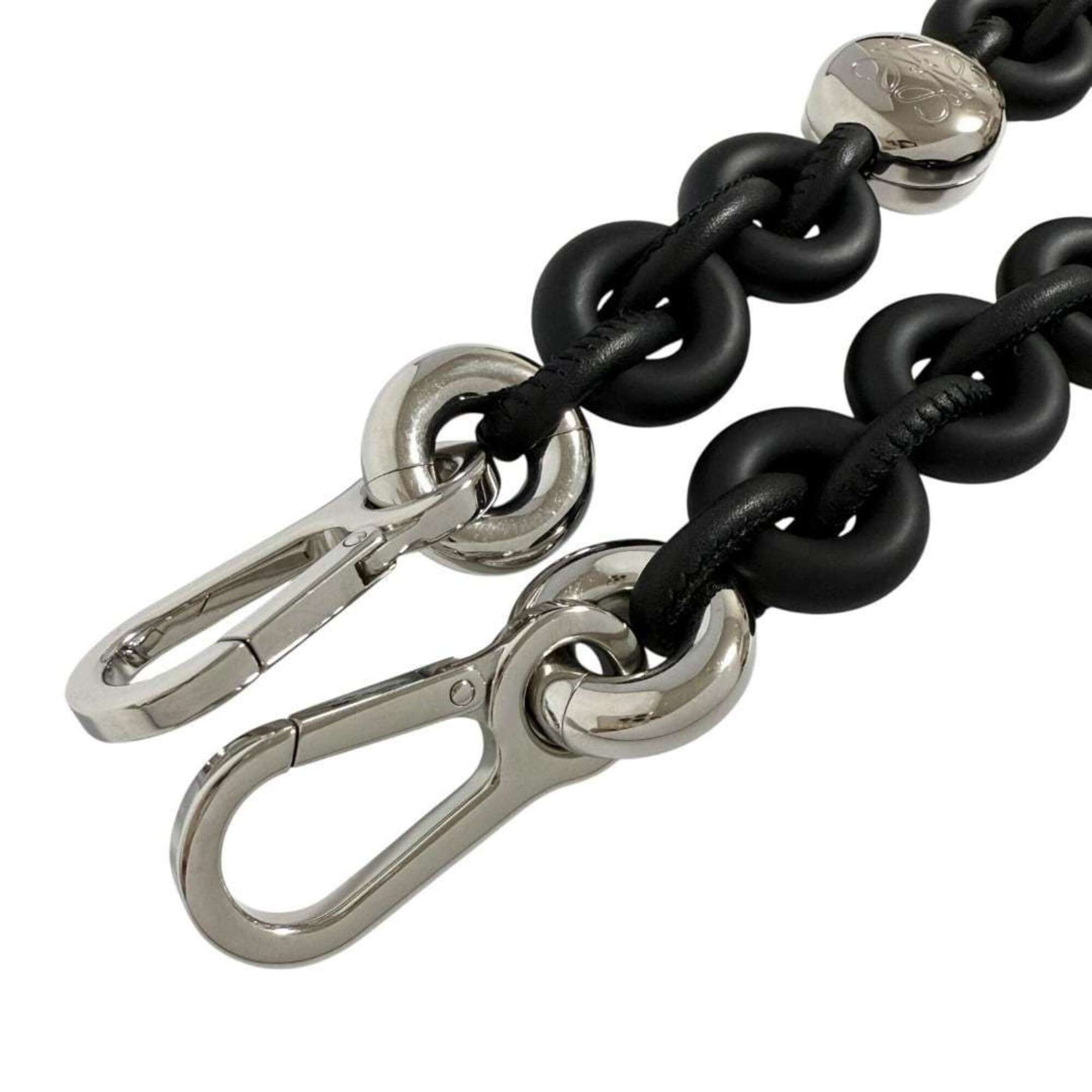 Loewe Loewe Women's Donut Chain Shoulder Bag Strap Black Pebble Size ONE SIZE - 2 Thumbnail