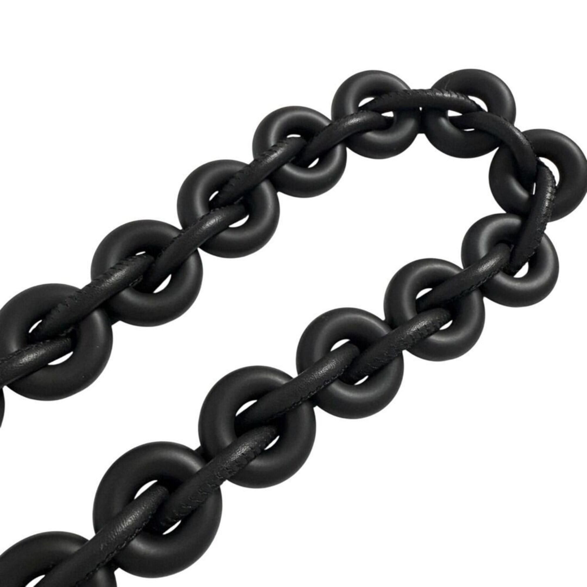 Loewe Loewe Women's Donut Chain Shoulder Bag Strap Black Pebble Size ONE SIZE - 7 Thumbnail