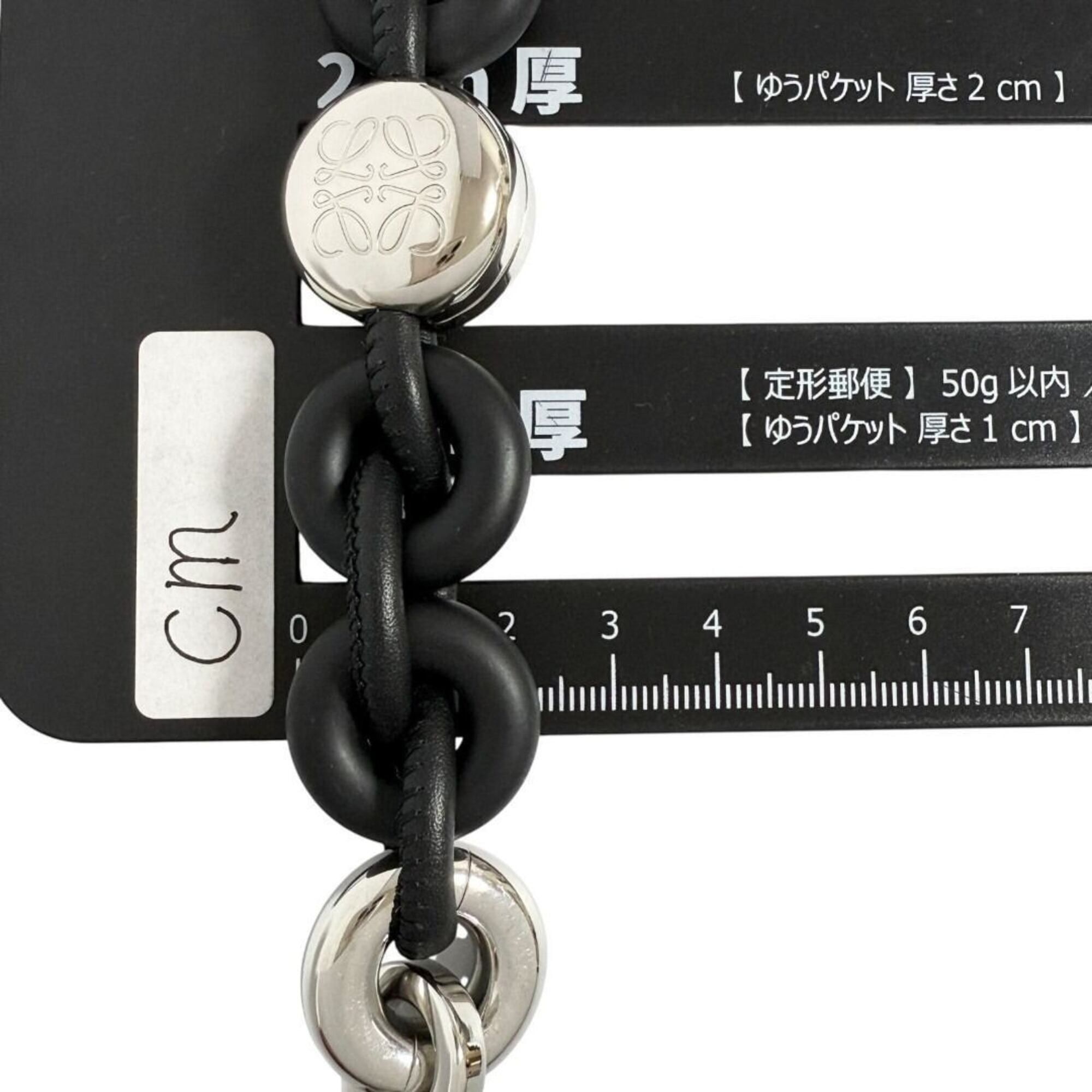 Loewe Loewe Women's Donut Chain Shoulder Bag Strap Black Pebble Size ONE SIZE - 10 Thumbnail