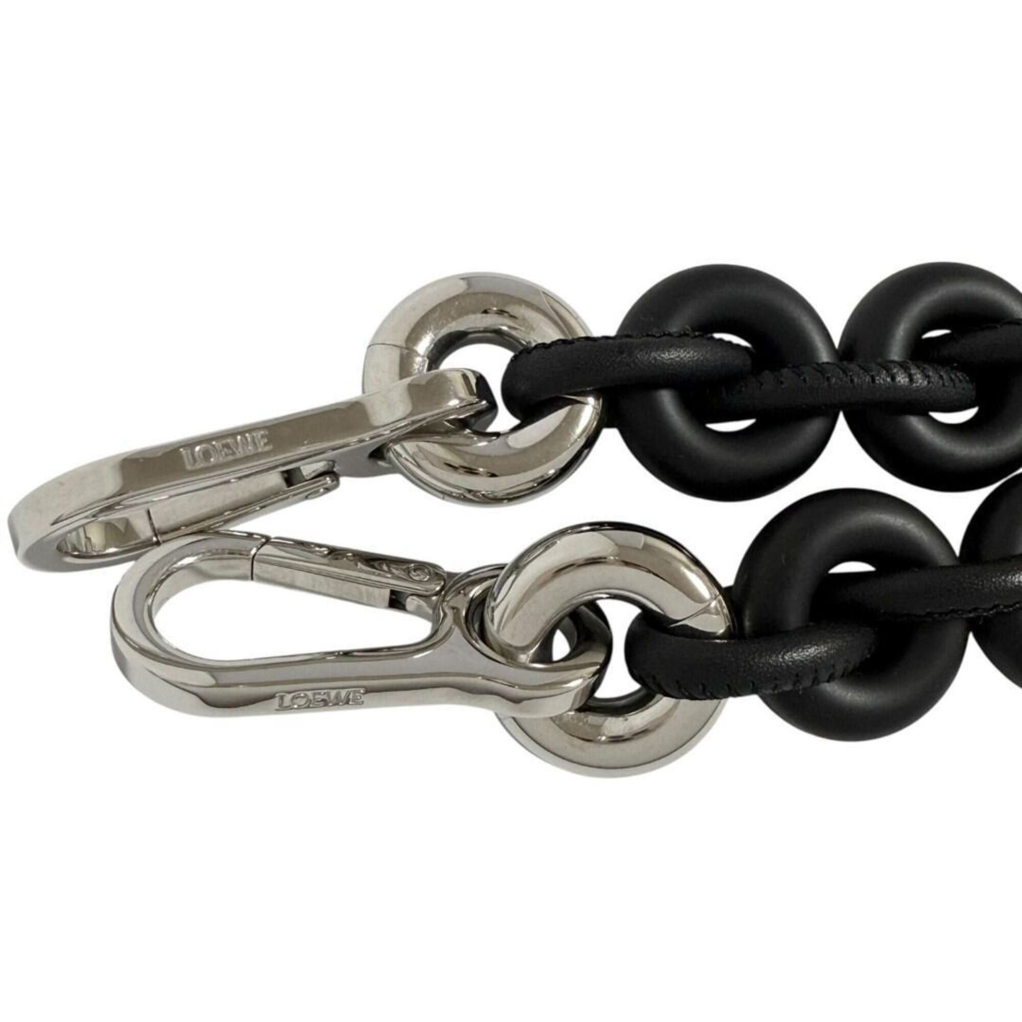 Loewe Loewe Women's Donut Chain Shoulder Bag Strap Black Pebble Size ONE SIZE - 5 Thumbnail