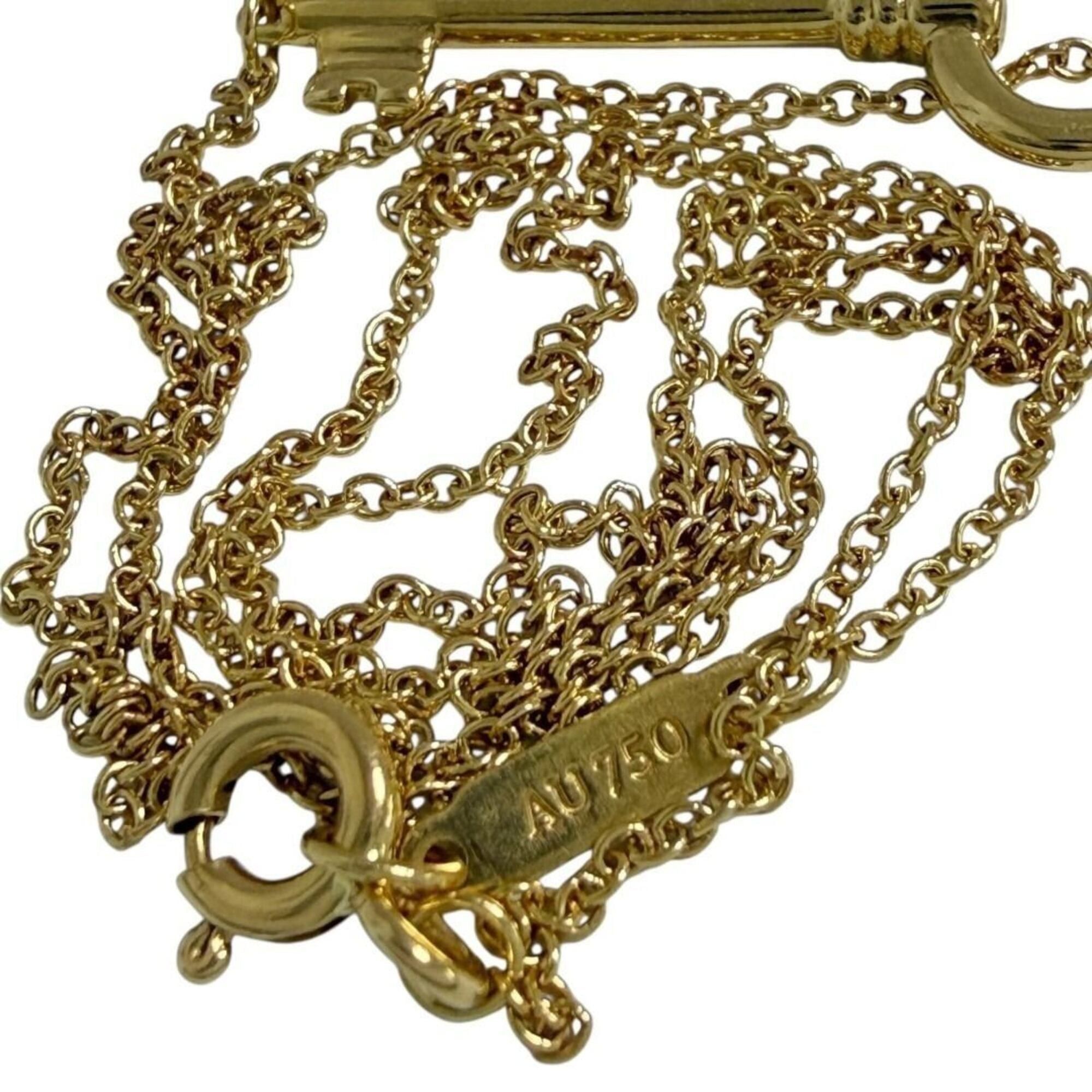 Tiffany & Co. Tiffany & Co. Women's Key Necklace Pendant, 18K Yellow Gold Size ONE SIZE - 5 Thumbnail