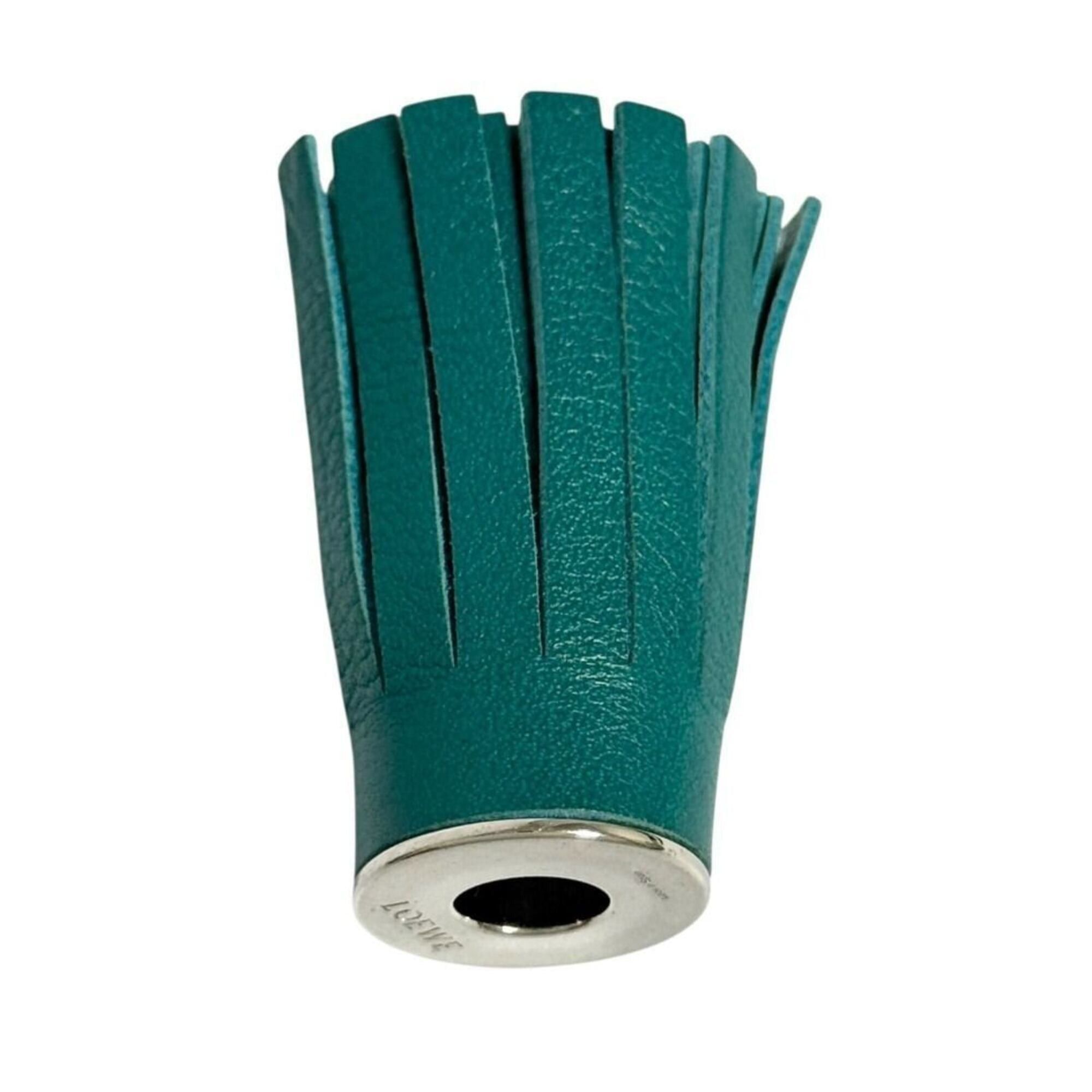 Loewe Loewe Women's Customizable Charm Tassel Leather Green Size ONE SIZE - 4 Thumbnail