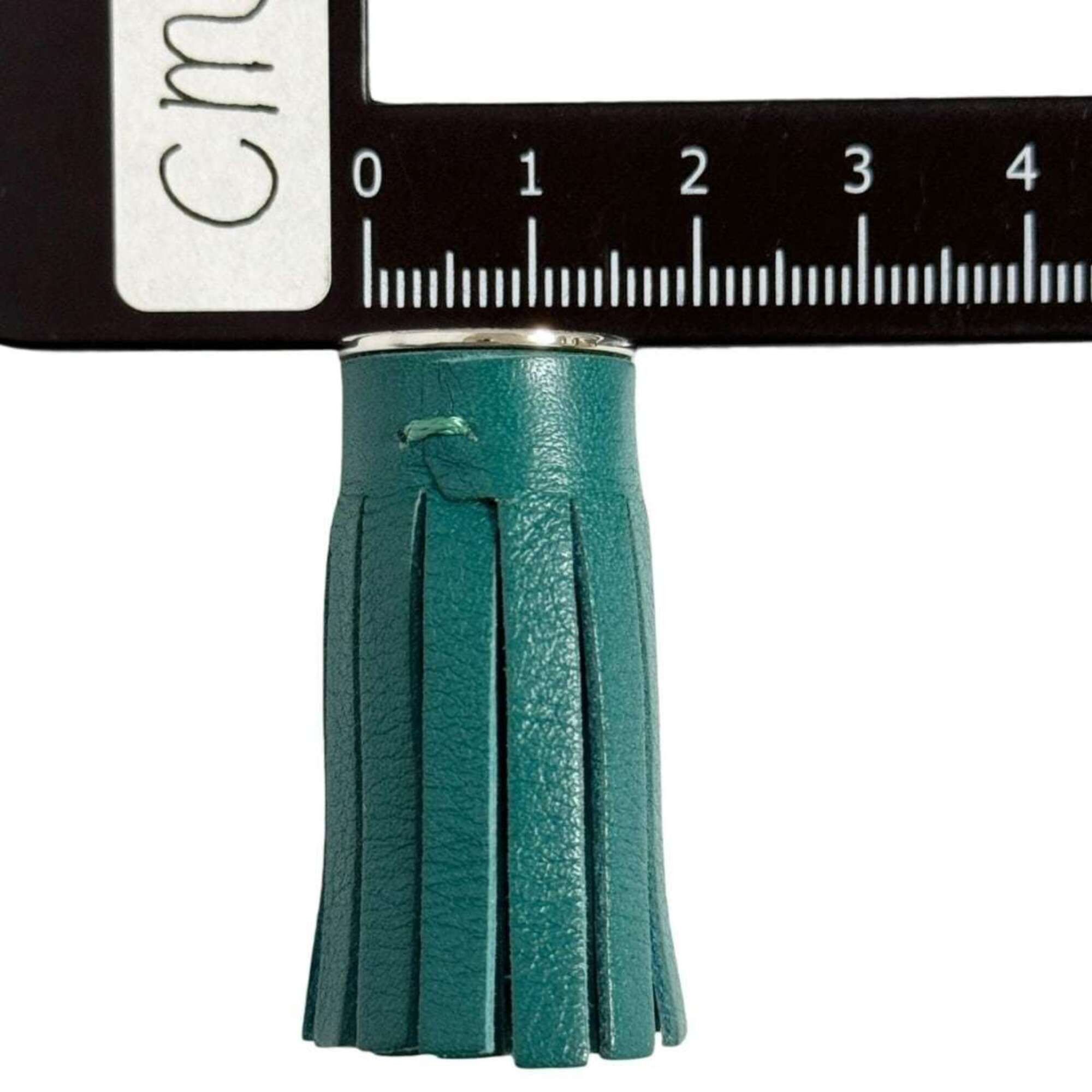 Loewe Loewe Women's Customizable Charm Tassel Leather Green Size ONE SIZE - 7 Thumbnail