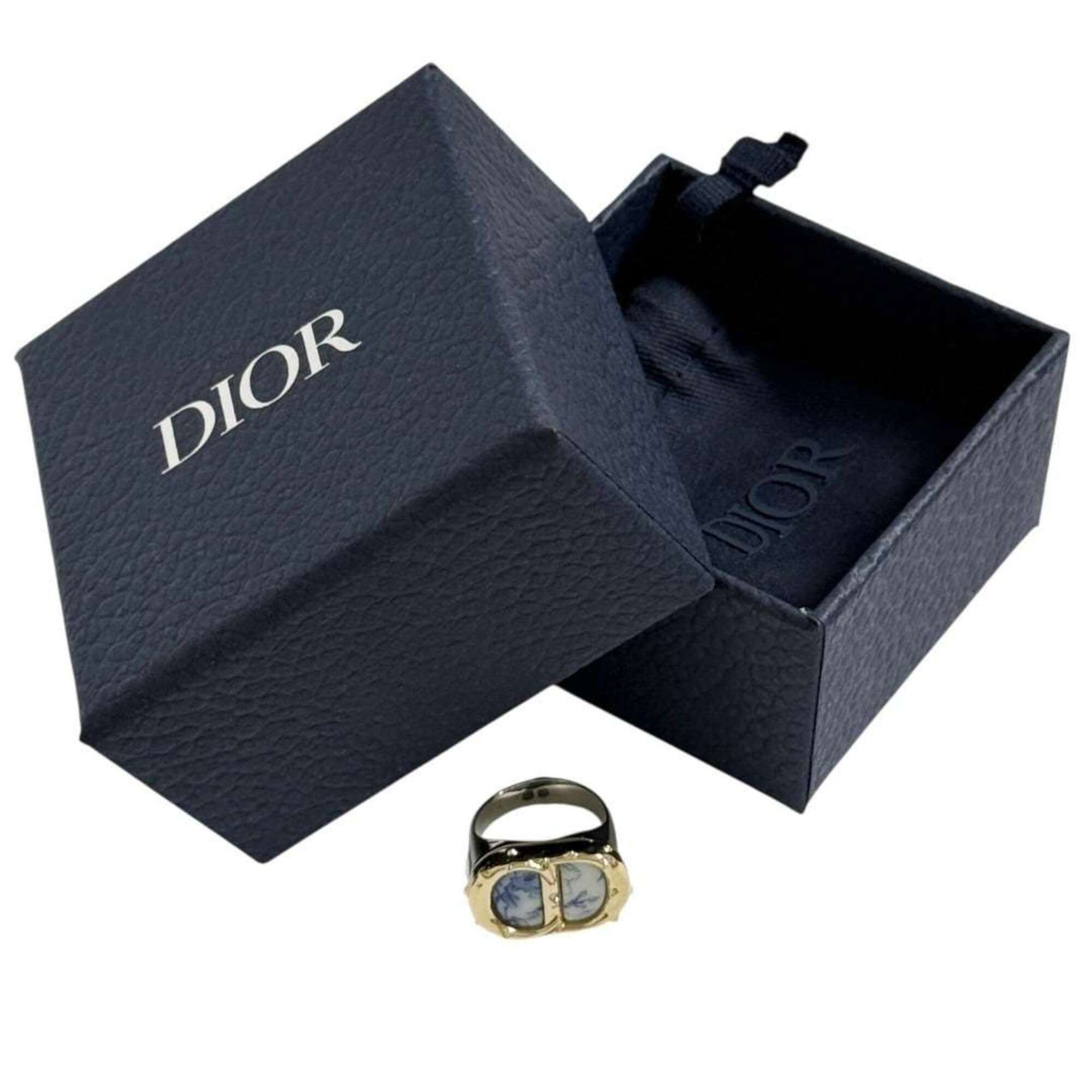 Dior Christian Dior Dior Men's CD Icon Signet Ring, Size 18 (S), Combination Ring Size ONE SIZE - 10 Thumbnail