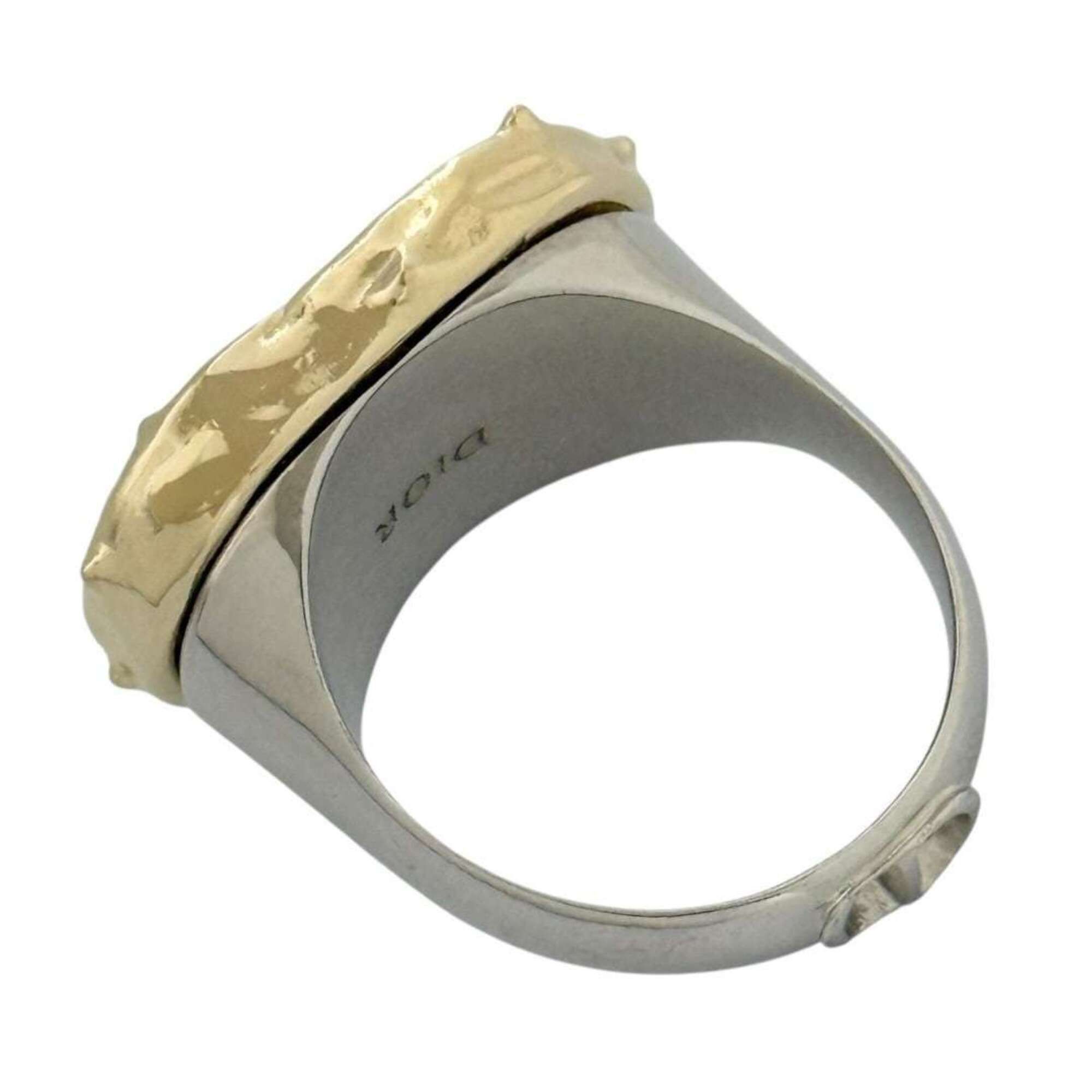 Dior Christian Dior Dior Men's CD Icon Signet Ring, Size 18 (S), Combination Ring Size ONE SIZE - 6 Thumbnail