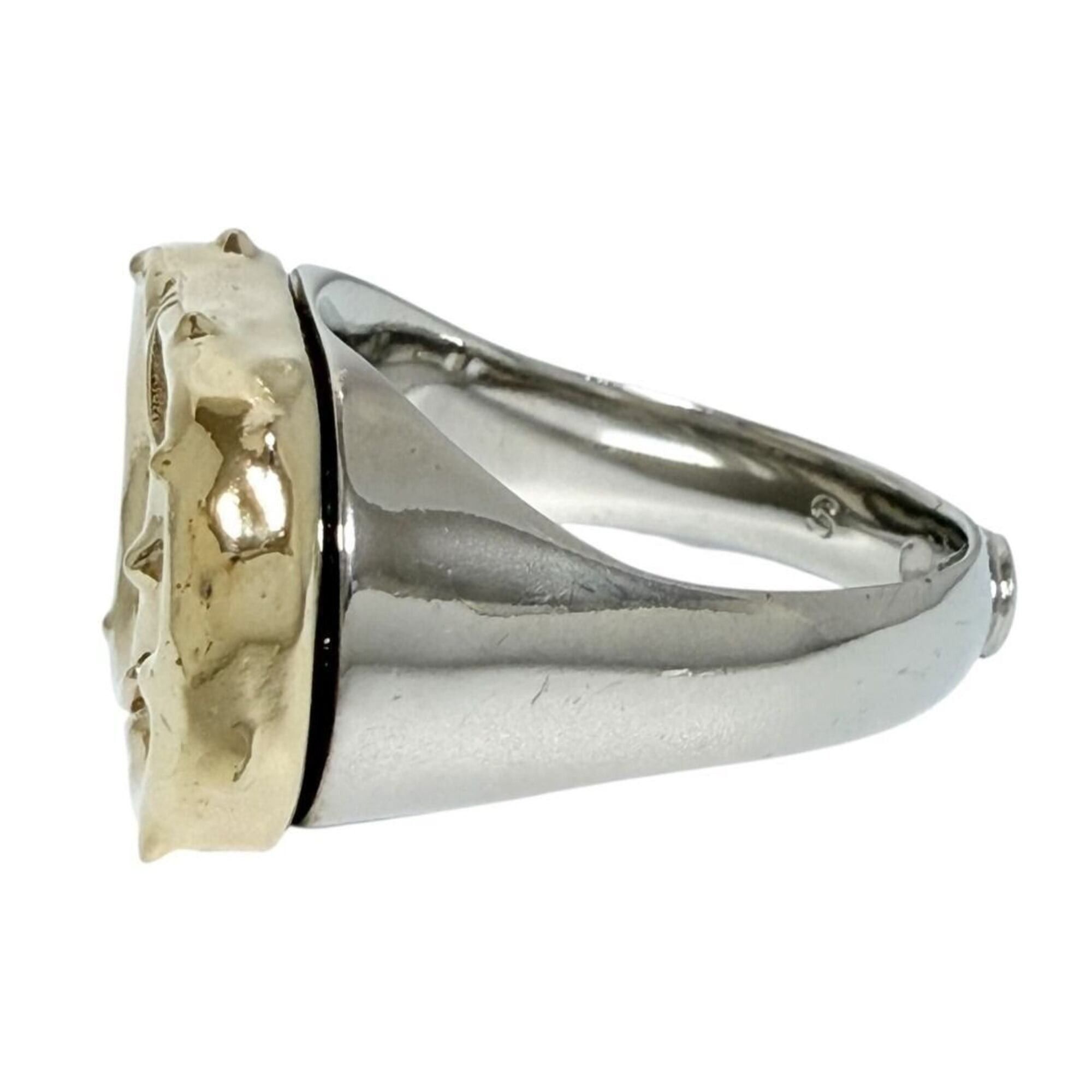 Dior Christian Dior Dior Men's CD Icon Signet Ring, Size 18 (S), Combination Ring Size ONE SIZE - 5 Thumbnail