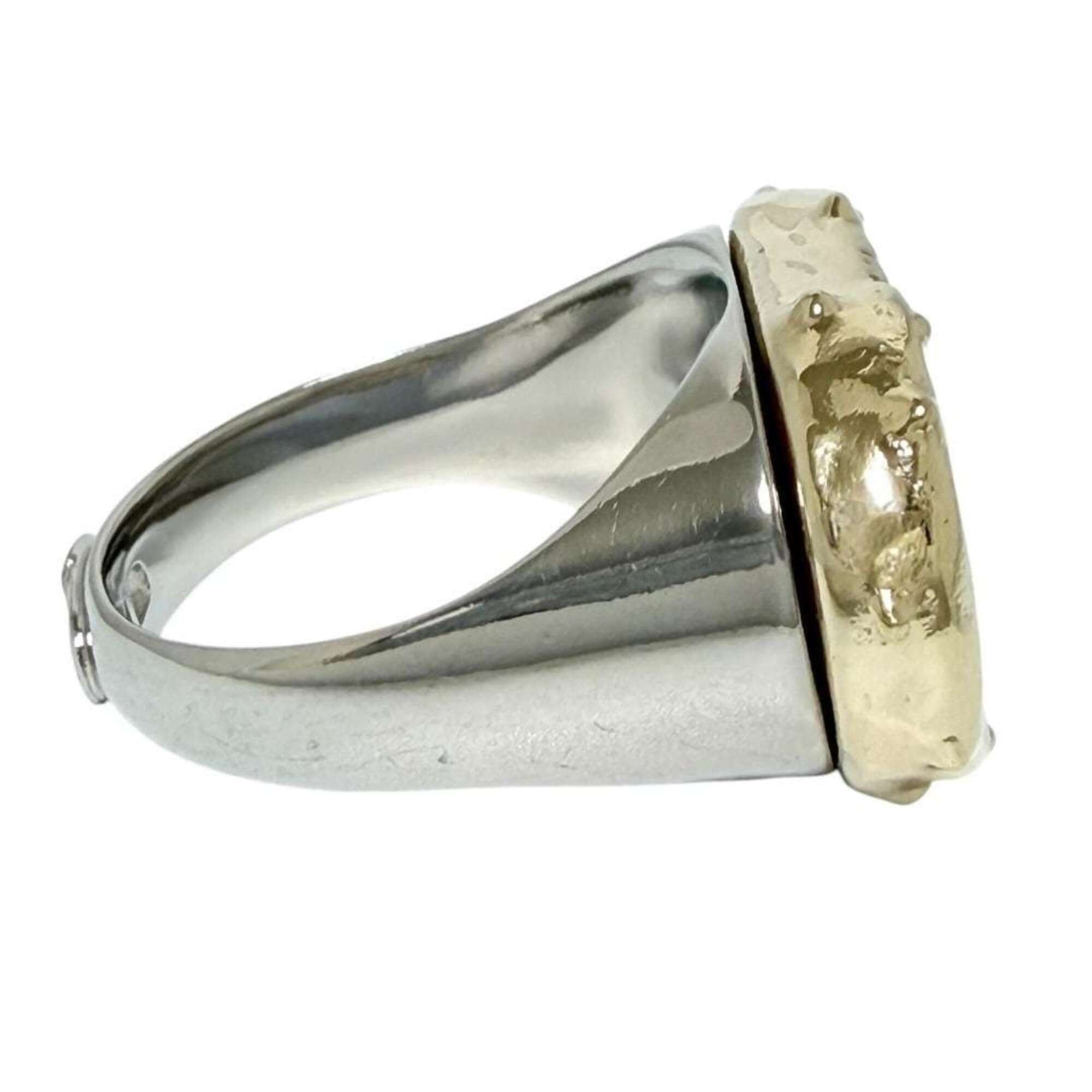 Dior Christian Dior Dior Men's CD Icon Signet Ring, Size 18 (S), Combination Ring Size ONE SIZE - 4 Thumbnail