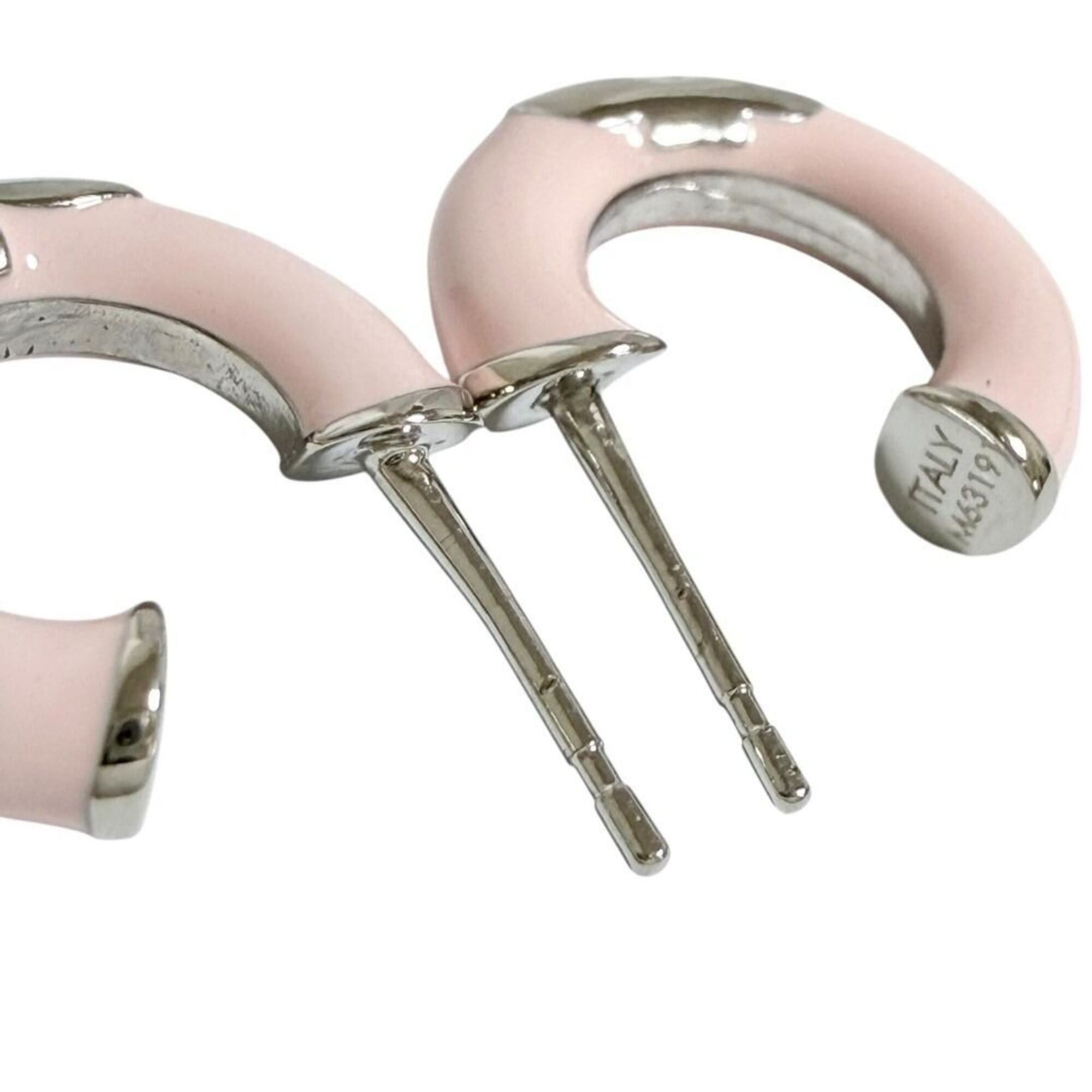 Louis Vuitton Louis Vuitton Women's Hoop Earrings, Creole Miss LV, Pink Size ONE SIZE - 6 Thumbnail