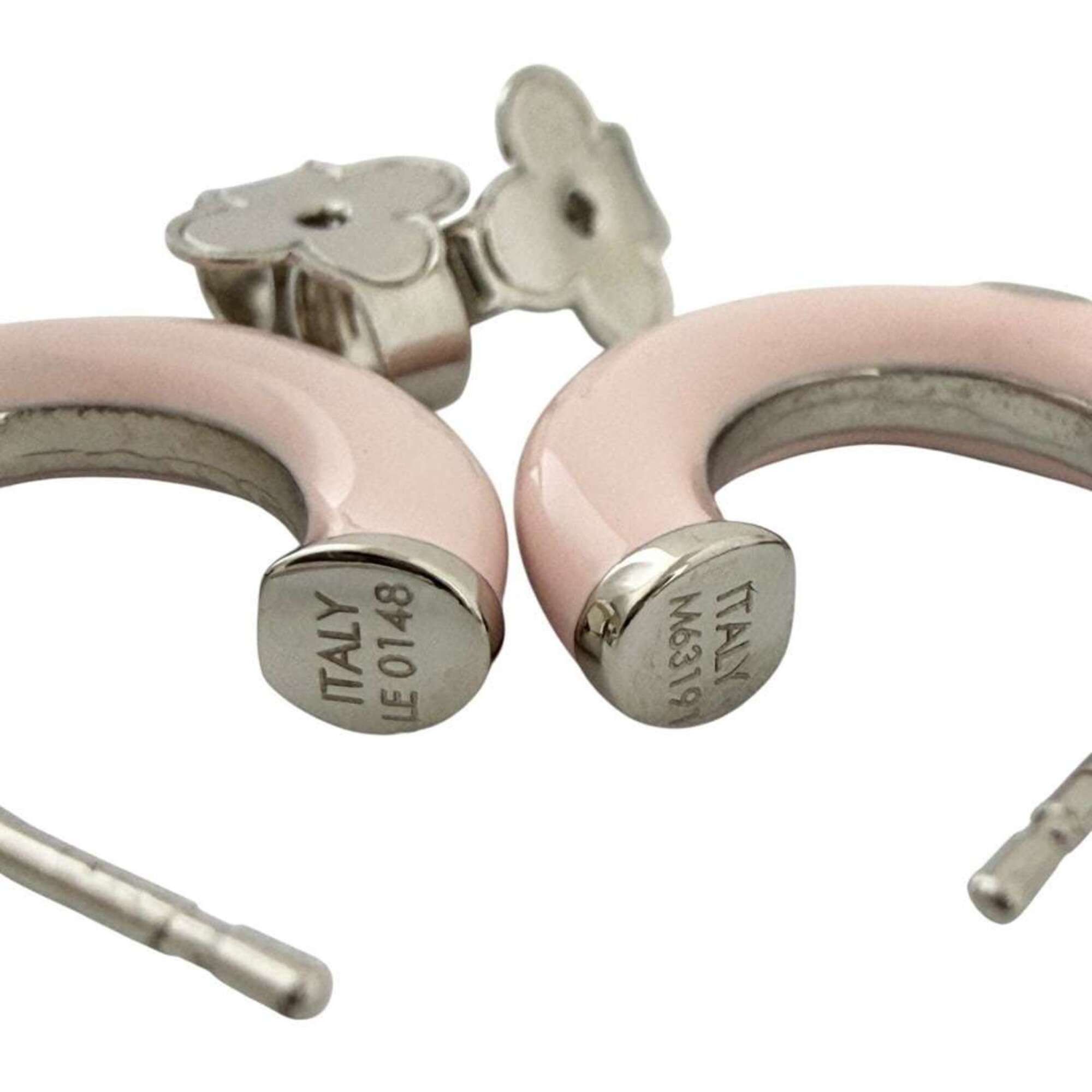 Louis Vuitton Louis Vuitton Women's Hoop Earrings, Creole Miss LV, Pink Size ONE SIZE - 7 Thumbnail