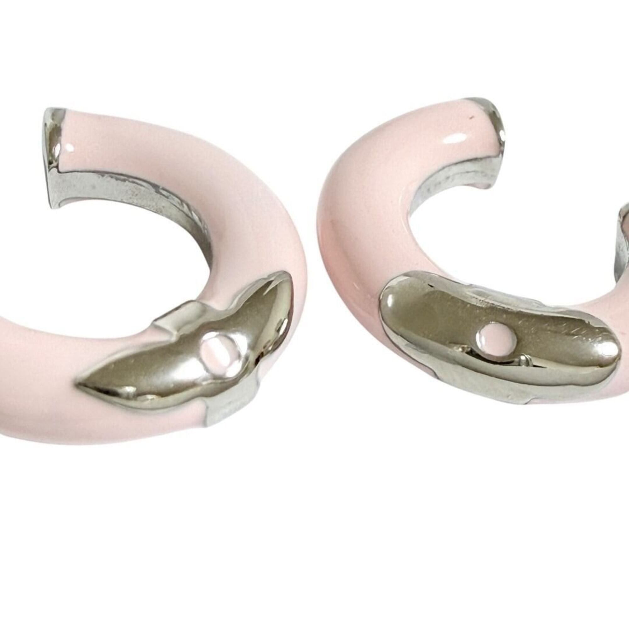 Louis Vuitton Louis Vuitton Women's Hoop Earrings, Creole Miss LV, Pink Size ONE SIZE - 5 Thumbnail