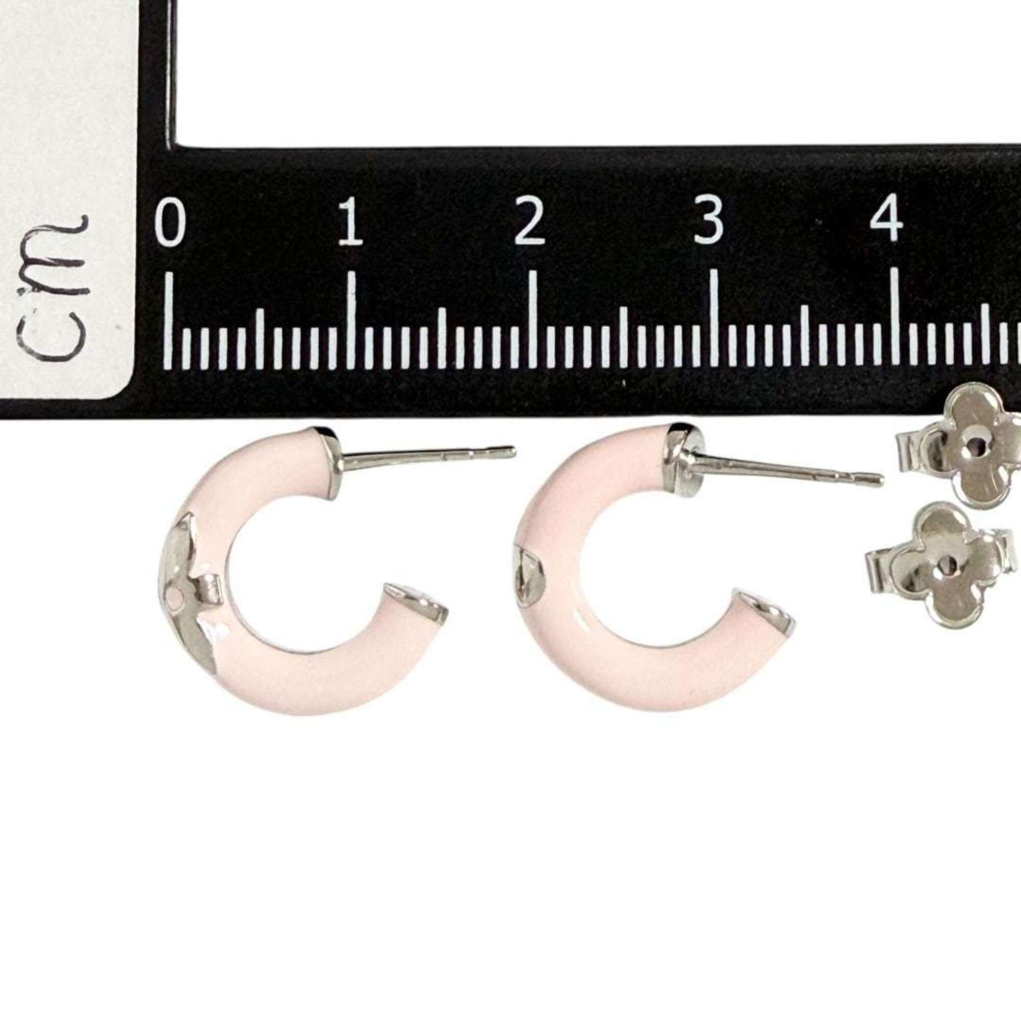 Louis Vuitton Louis Vuitton Women's Hoop Earrings, Creole Miss LV, Pink Size ONE SIZE - 8 Thumbnail