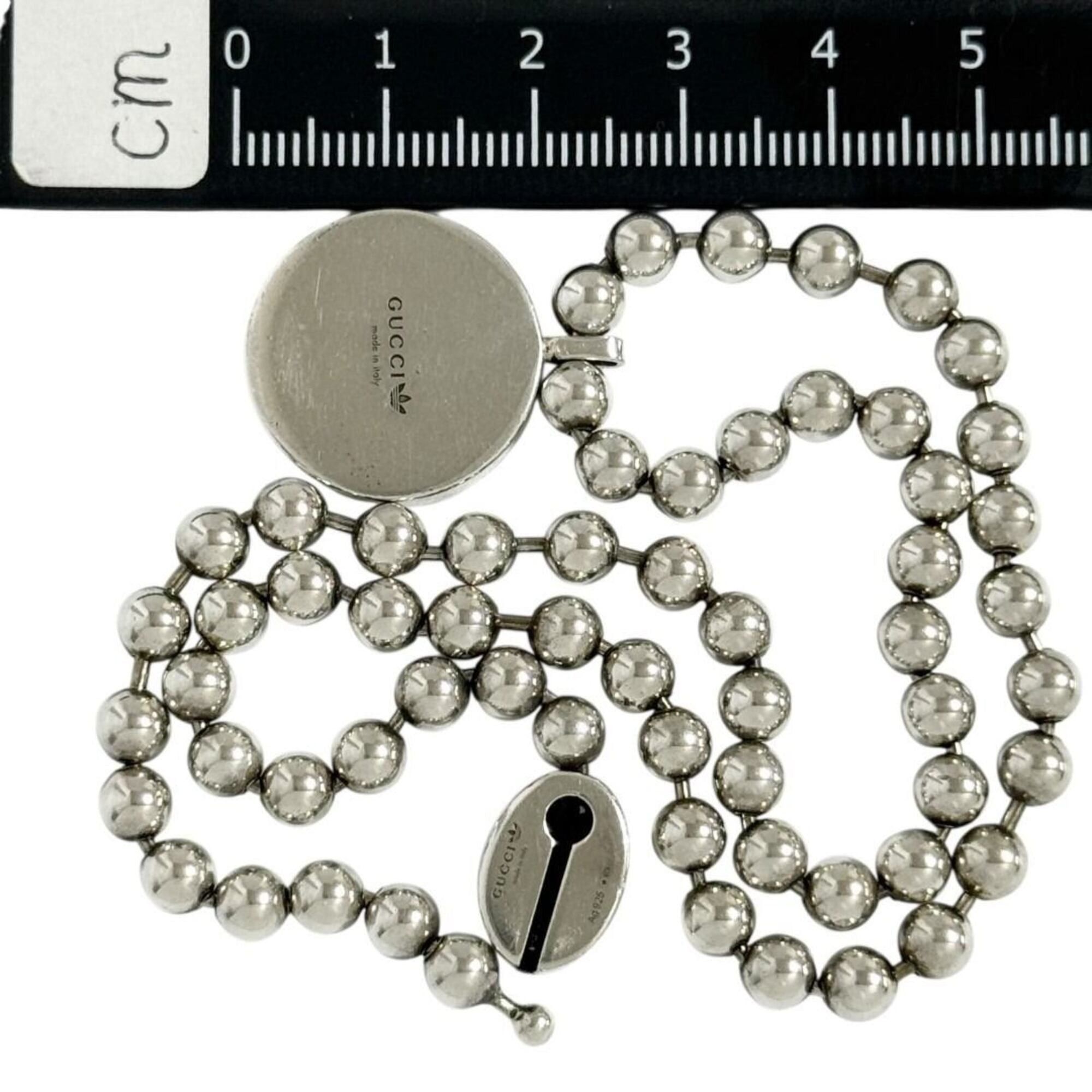 Gucci Gucci Adidas Men's Pendant Necklace Trefoil Silver Size ONE SIZE - 8 Thumbnail