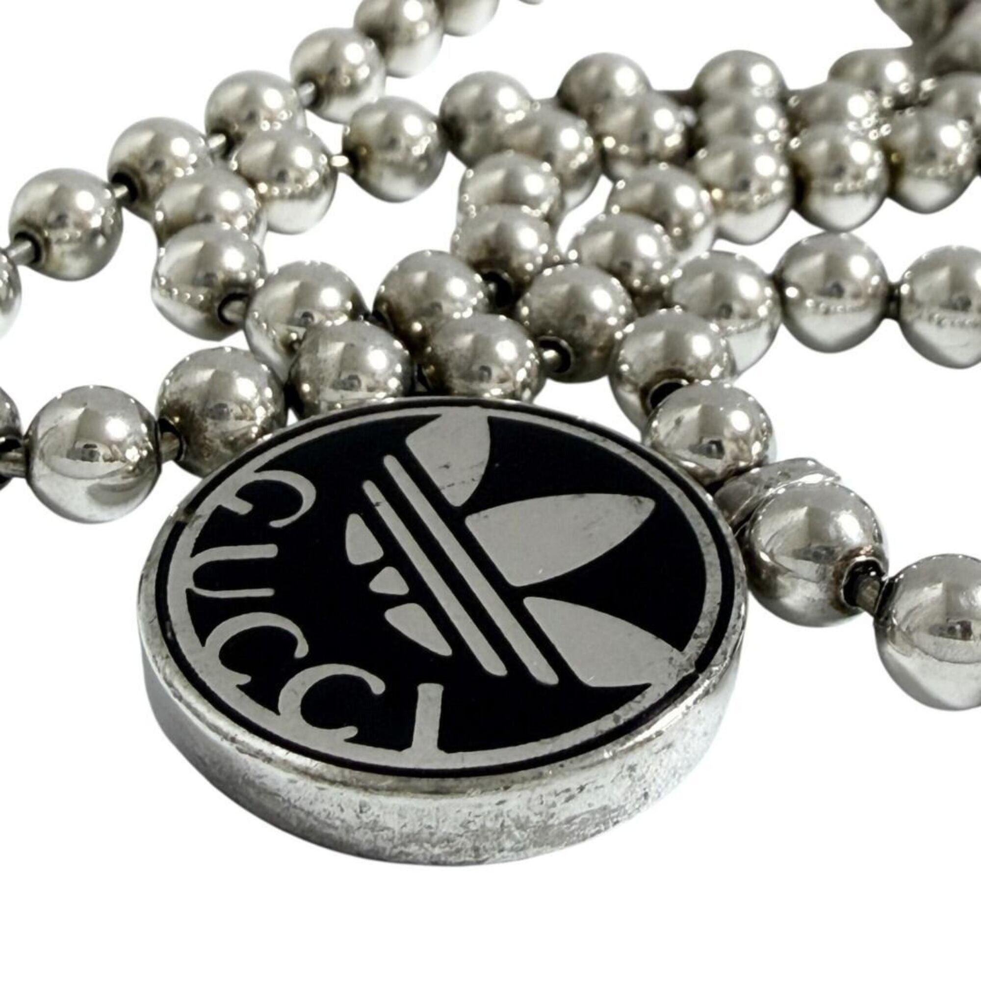 Gucci Gucci Adidas Men's Pendant Necklace Trefoil Silver Size ONE SIZE - 3 Thumbnail
