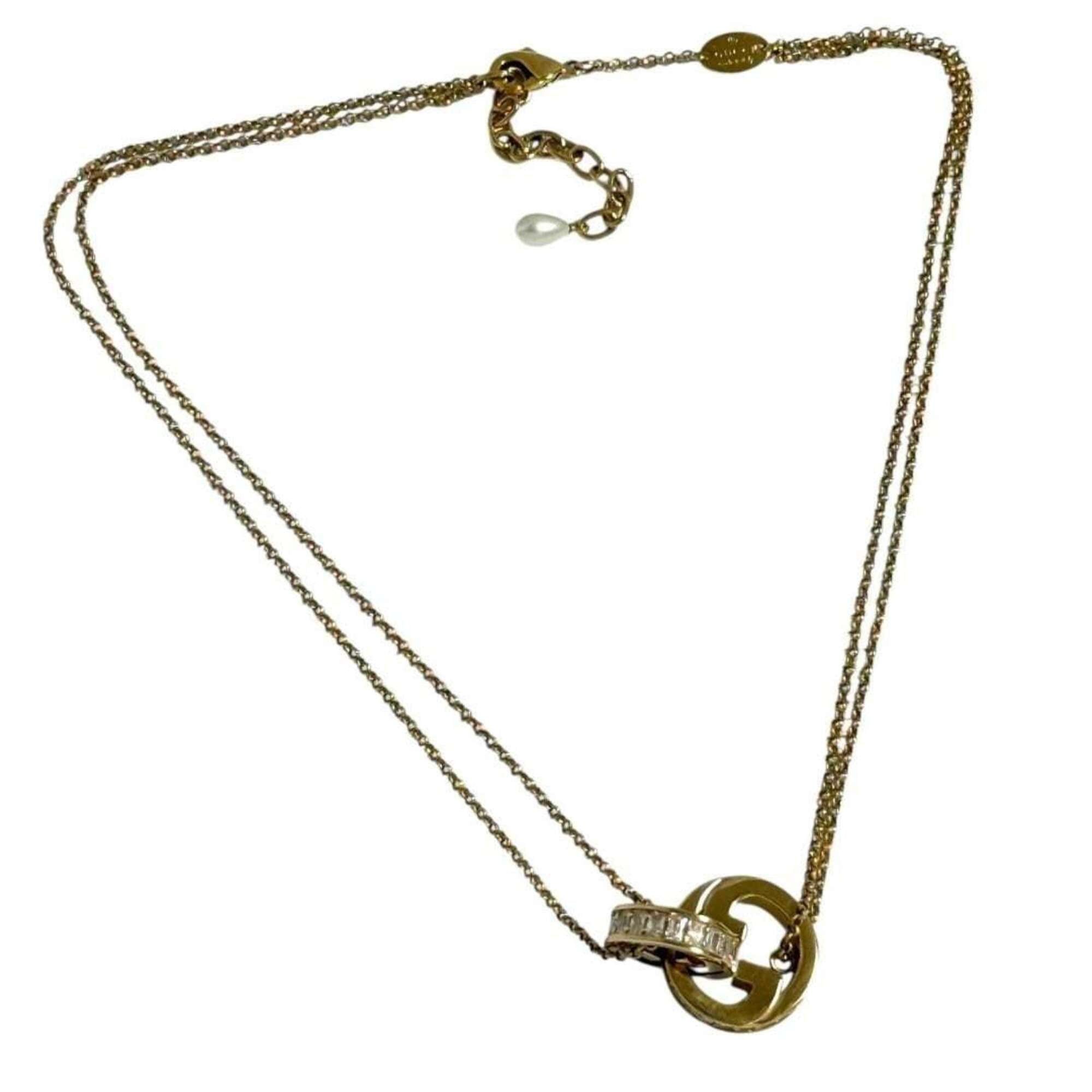 Gucci Gucci Women's Blondie Double Chain Necklace Pendant Size ONE SIZE - 2 Thumbnail