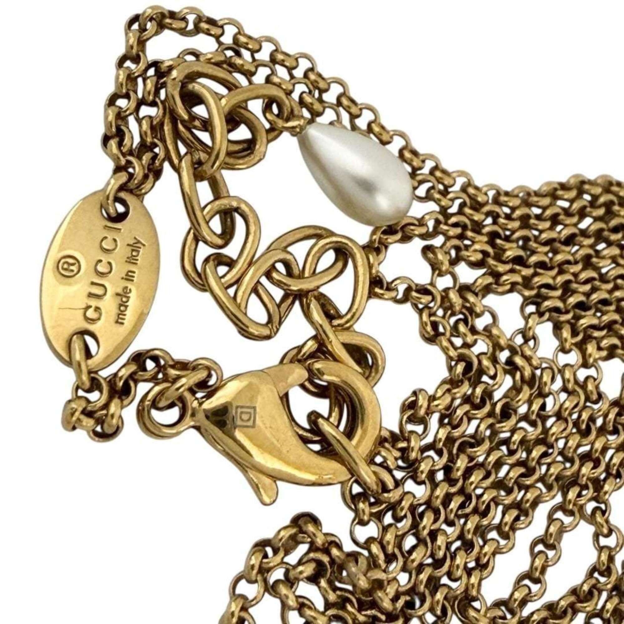 Gucci Gucci Women's Blondie Double Chain Necklace Pendant Size ONE SIZE - 4 Thumbnail