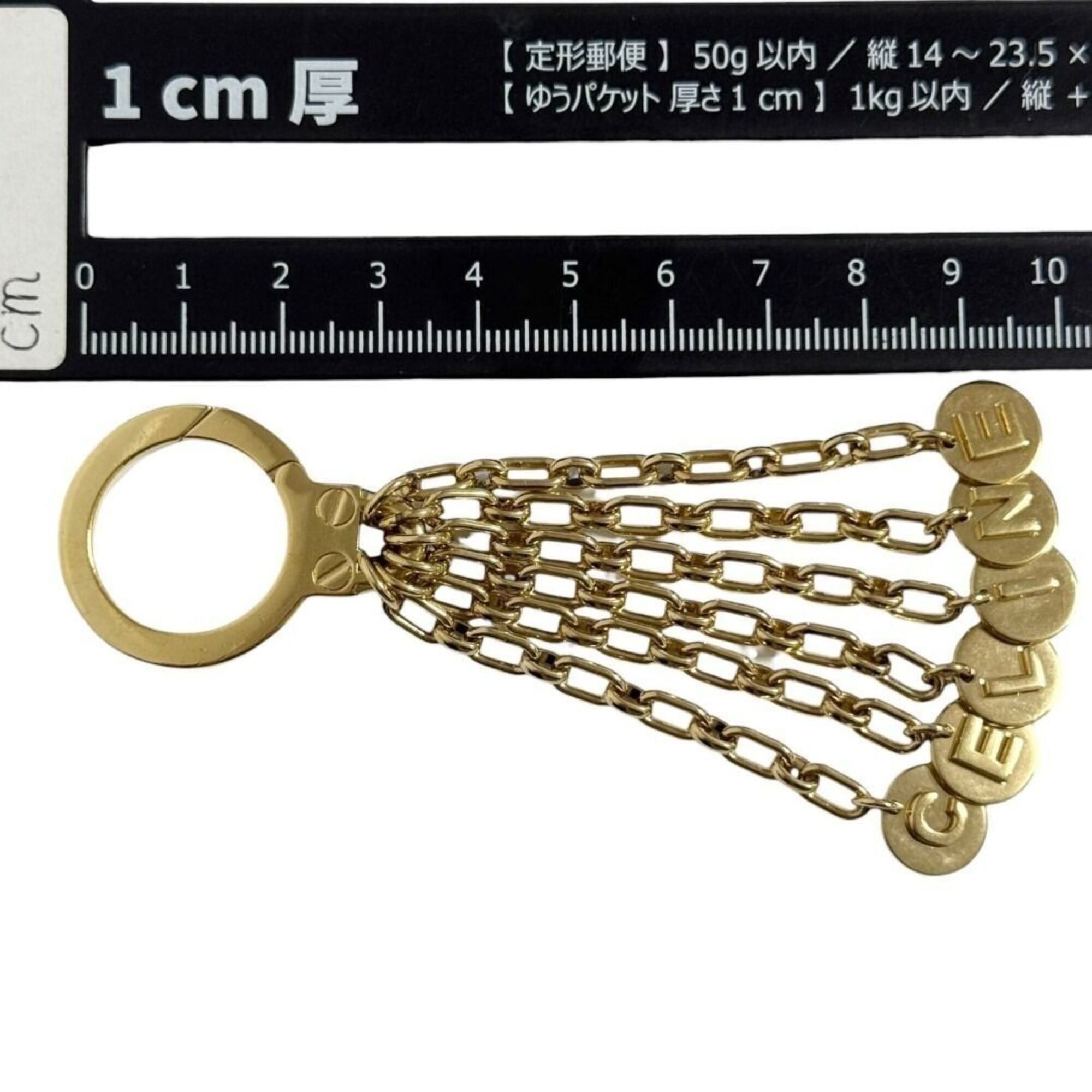 Celine Celine Women's Bag Charm Chain Medal Logo Gold Size ONE SIZE - 8 Thumbnail
