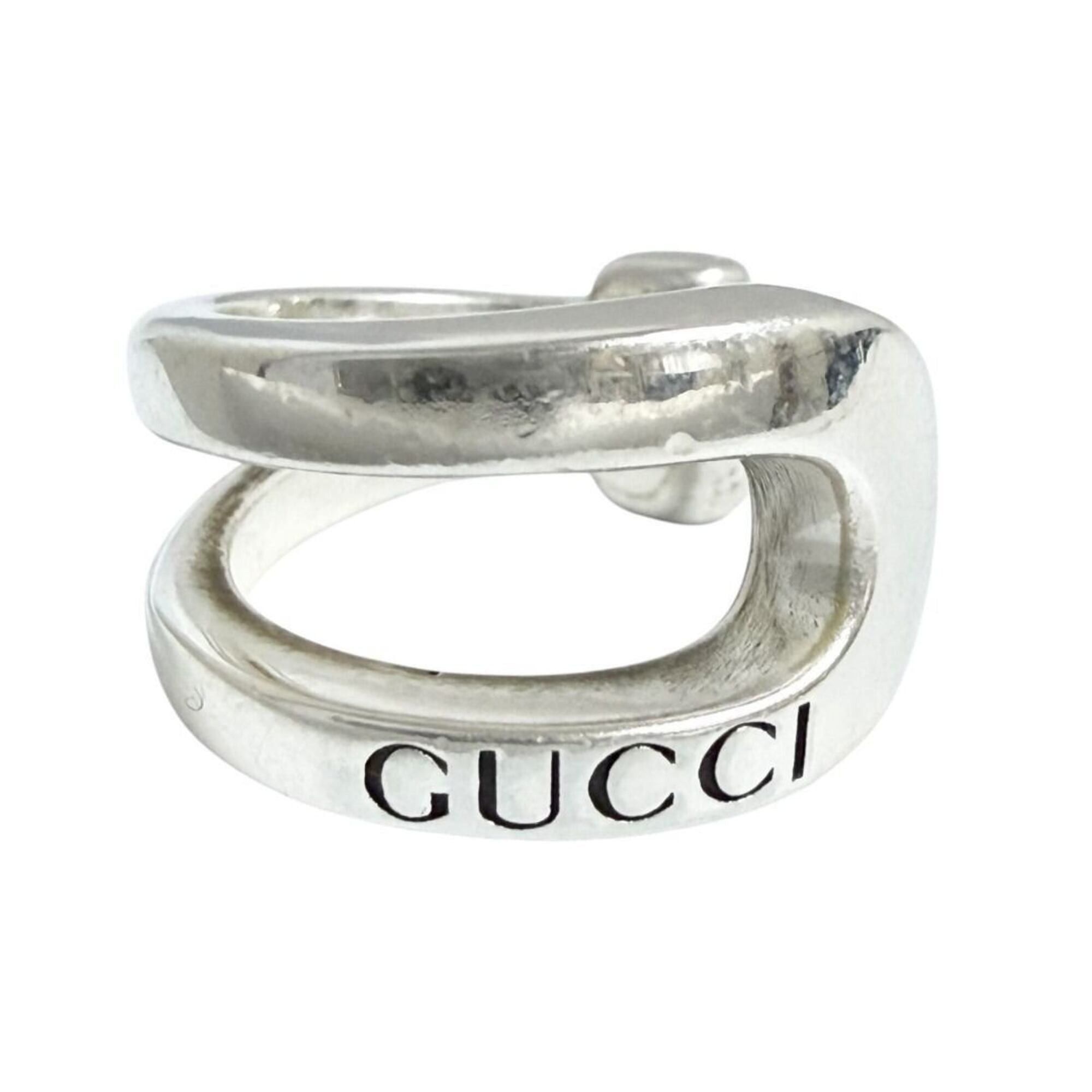 Gucci Gucci Men's/Women's Horsebit Earring, Single Earring (Left Ear), Silver Size ONE SIZE - 2 Thumbnail