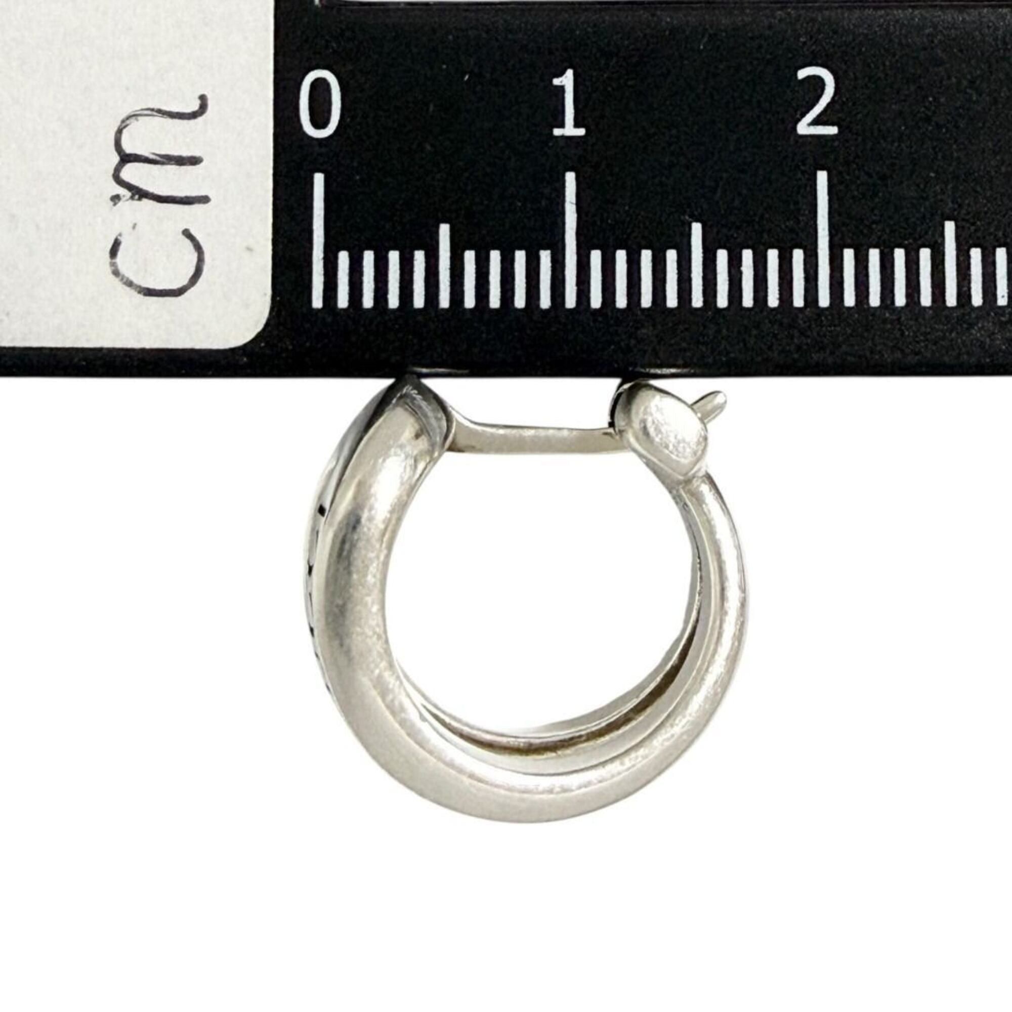 Gucci Gucci Men's/Women's Horsebit Earring, Single Earring (Left Ear), Silver Size ONE SIZE - 9 Thumbnail