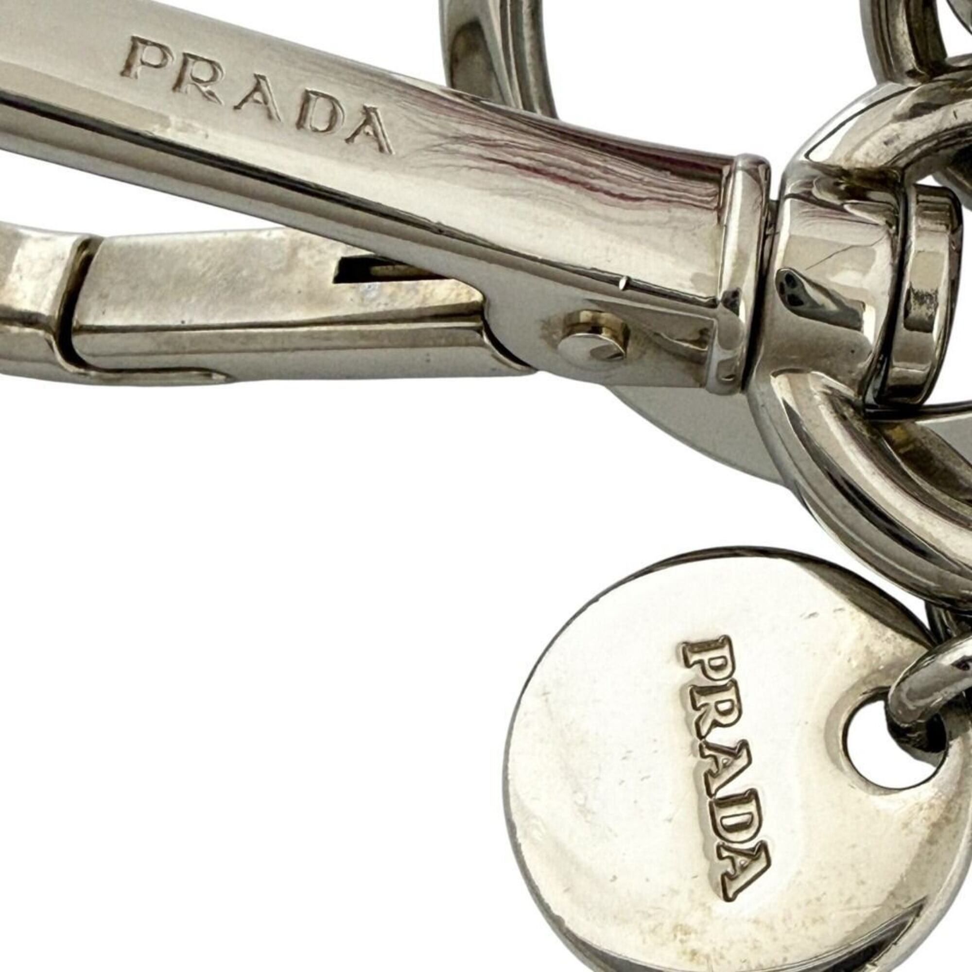 Prada Prada Women's Robot Keychain Keyring Bag Charm Fur Size ONE SIZE - 10 Thumbnail