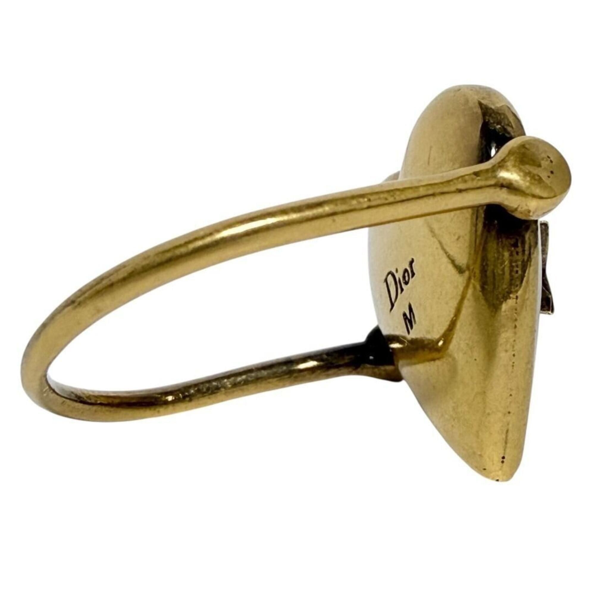 Dior Christian Dior Dior Women's Amour Ring, Size M (US 11), Heart Design Size ONE SIZE - 6 Thumbnail