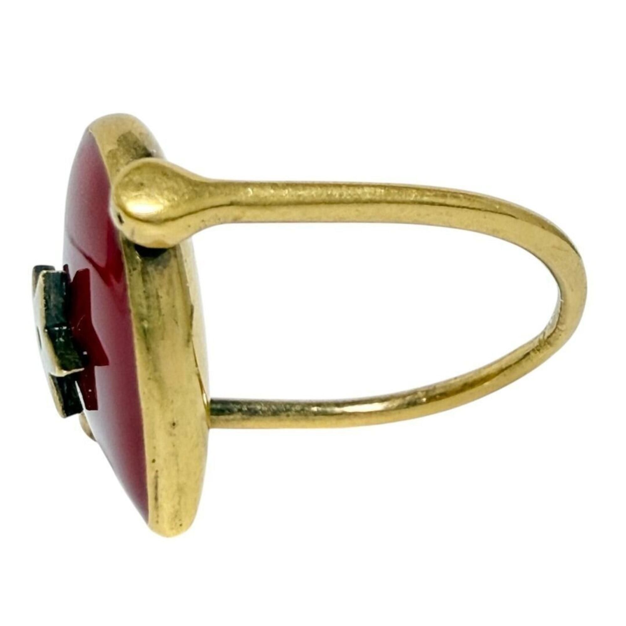 Dior Christian Dior Dior Women's Amour Ring, Size M (US 11), Heart Design Size ONE SIZE - 5 Thumbnail