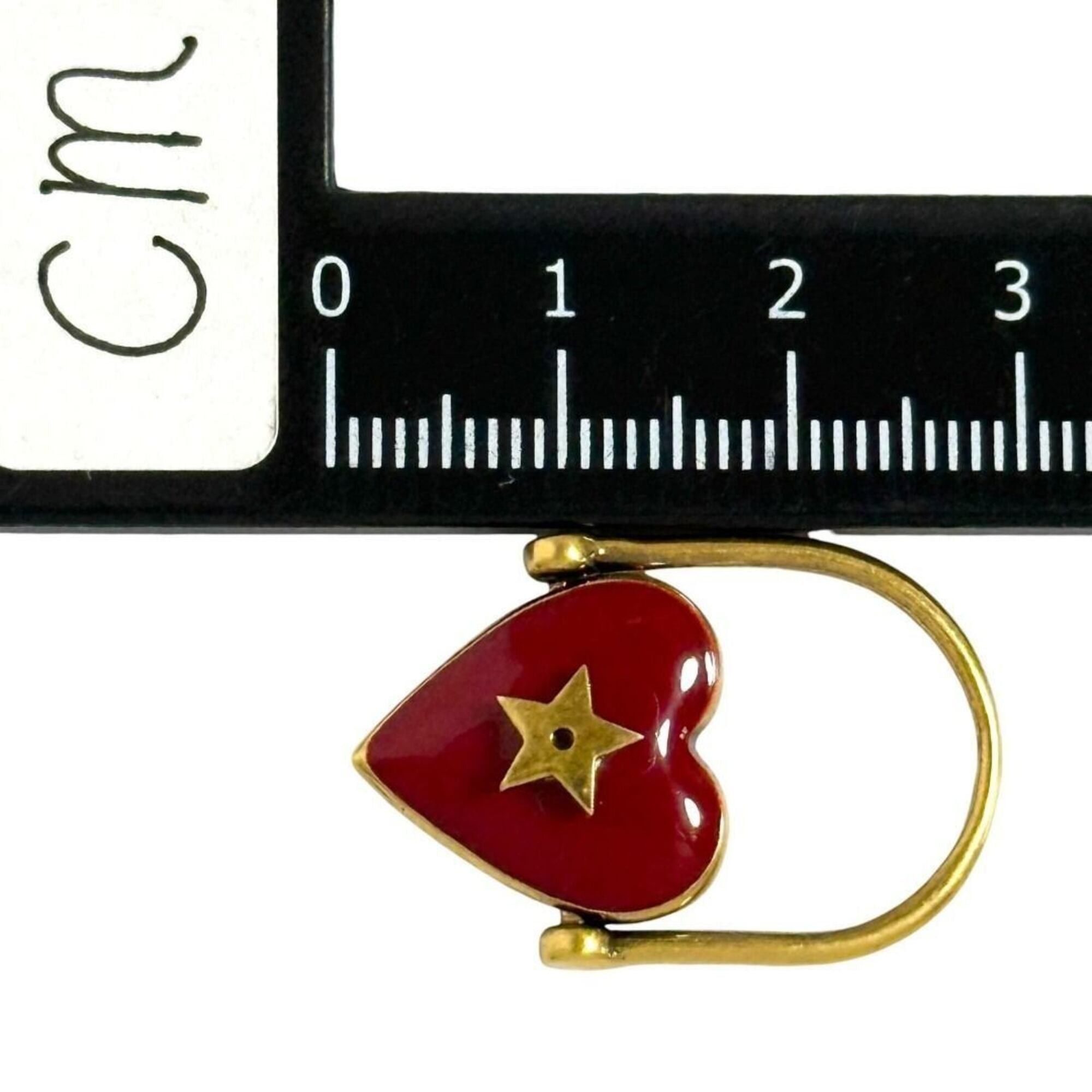 Dior Christian Dior Dior Women's Amour Ring, Size M (US 11), Heart Design Size ONE SIZE - 8 Thumbnail