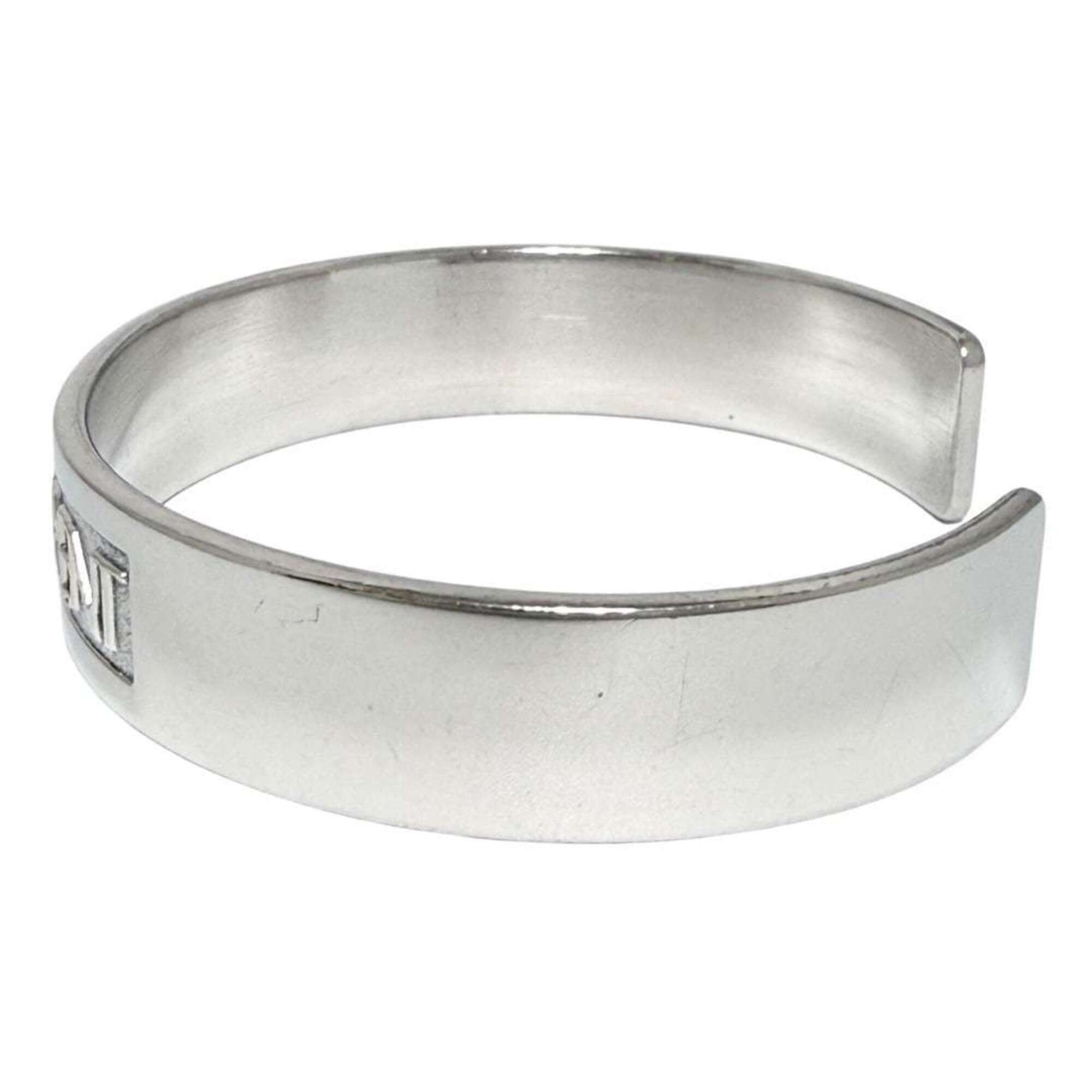 Saint Laurent Paris Saint Laurent unisex bangle/cuff bracelet, silver. Size ONE SIZE - 3 Thumbnail