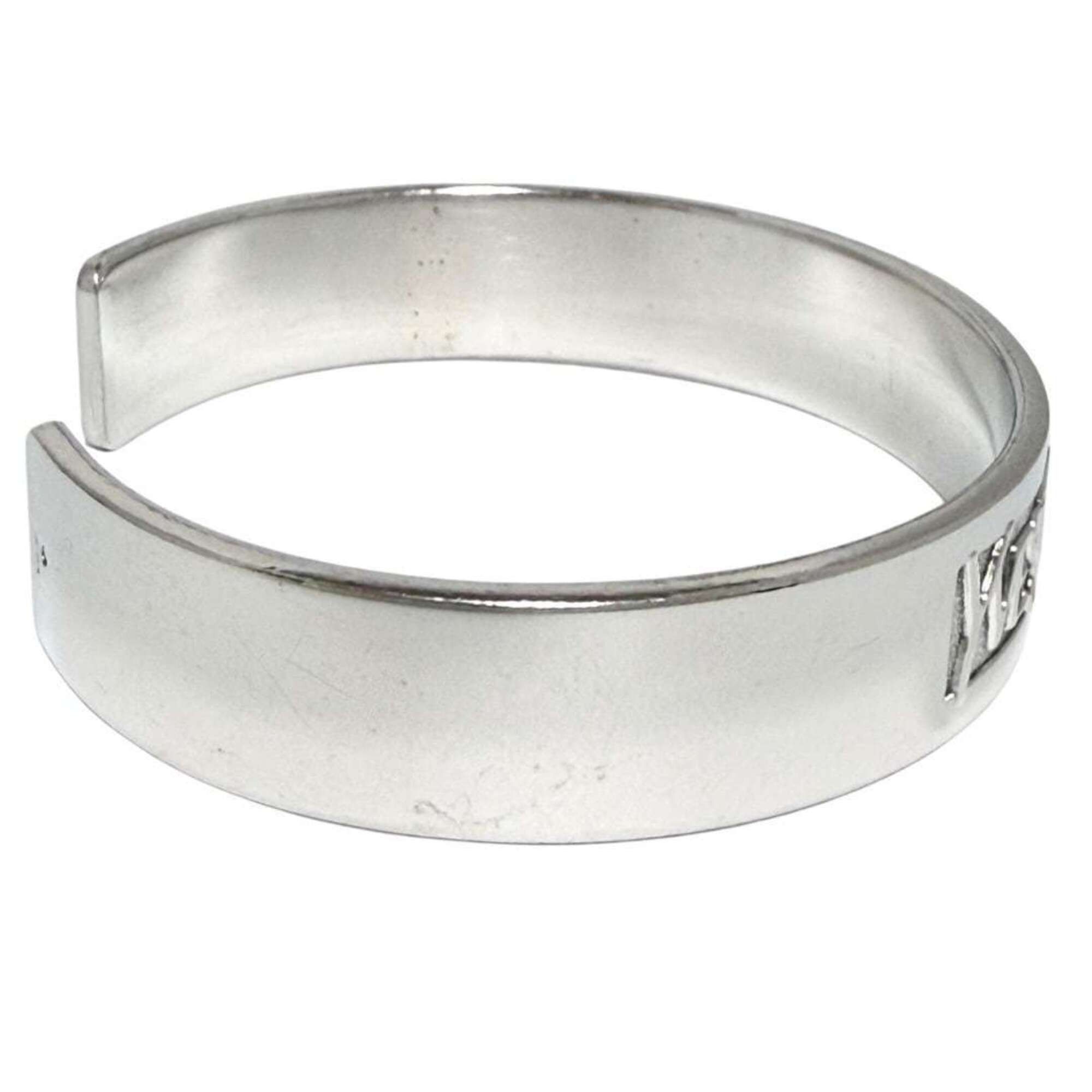 Saint Laurent Paris Saint Laurent unisex bangle/cuff bracelet, silver. Size ONE SIZE - 4 Thumbnail