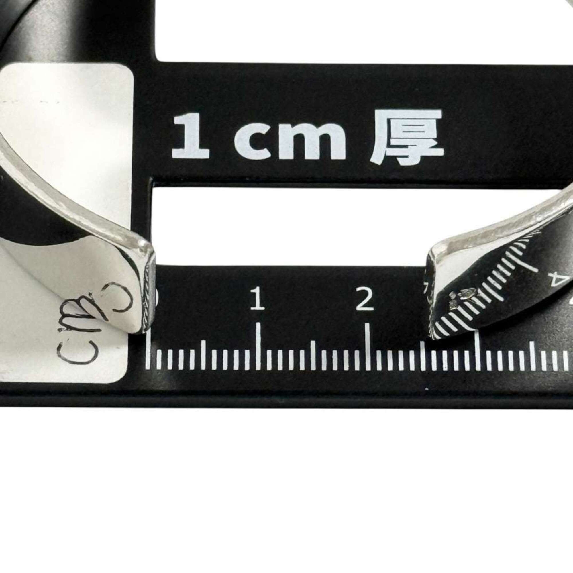 Saint Laurent Paris Saint Laurent unisex bangle/cuff bracelet, silver. Size ONE SIZE - 9 Thumbnail