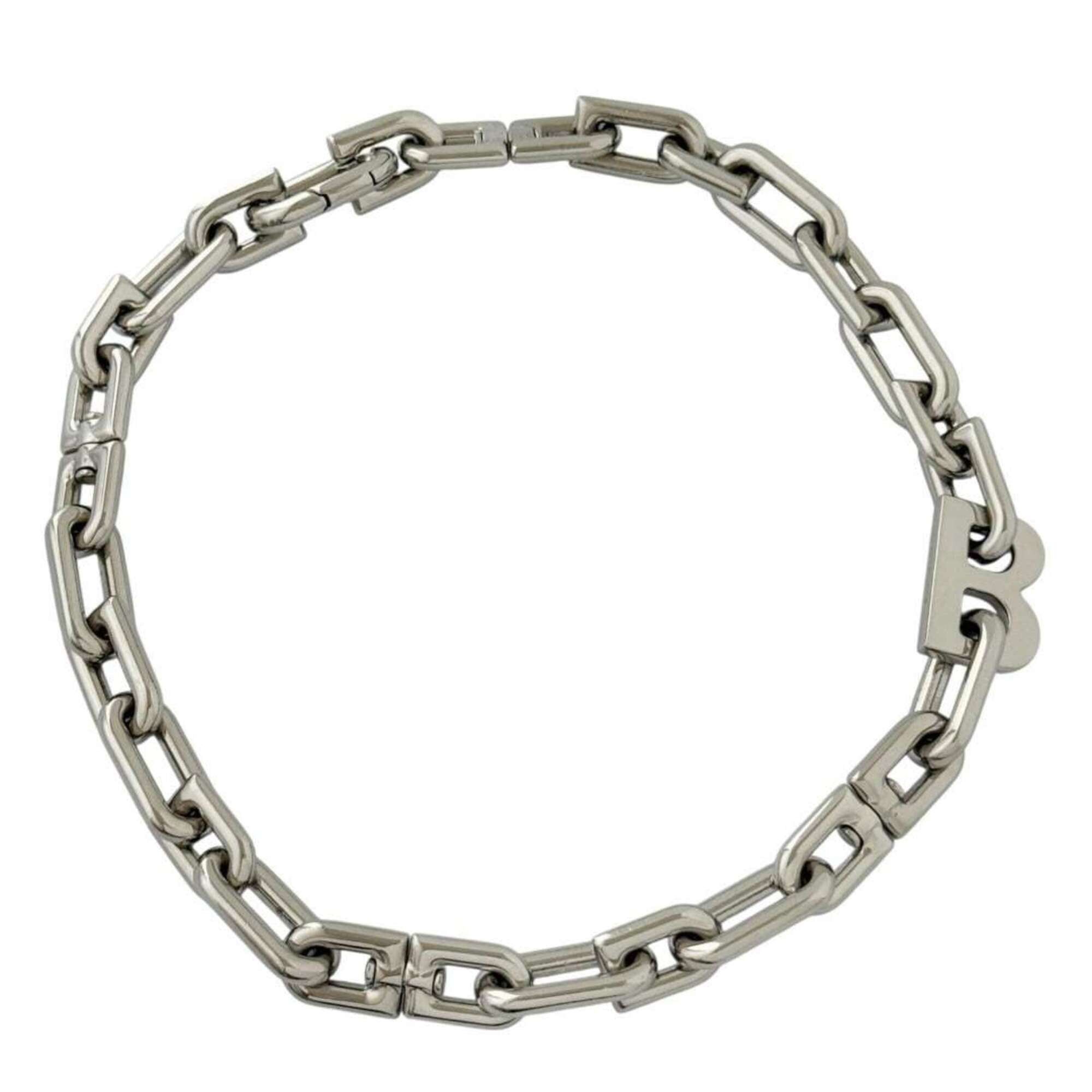 Balenciaga Balenciaga Men's and Women's B Chain Slim Necklace (Short) Size ONE SIZE - 2 Thumbnail