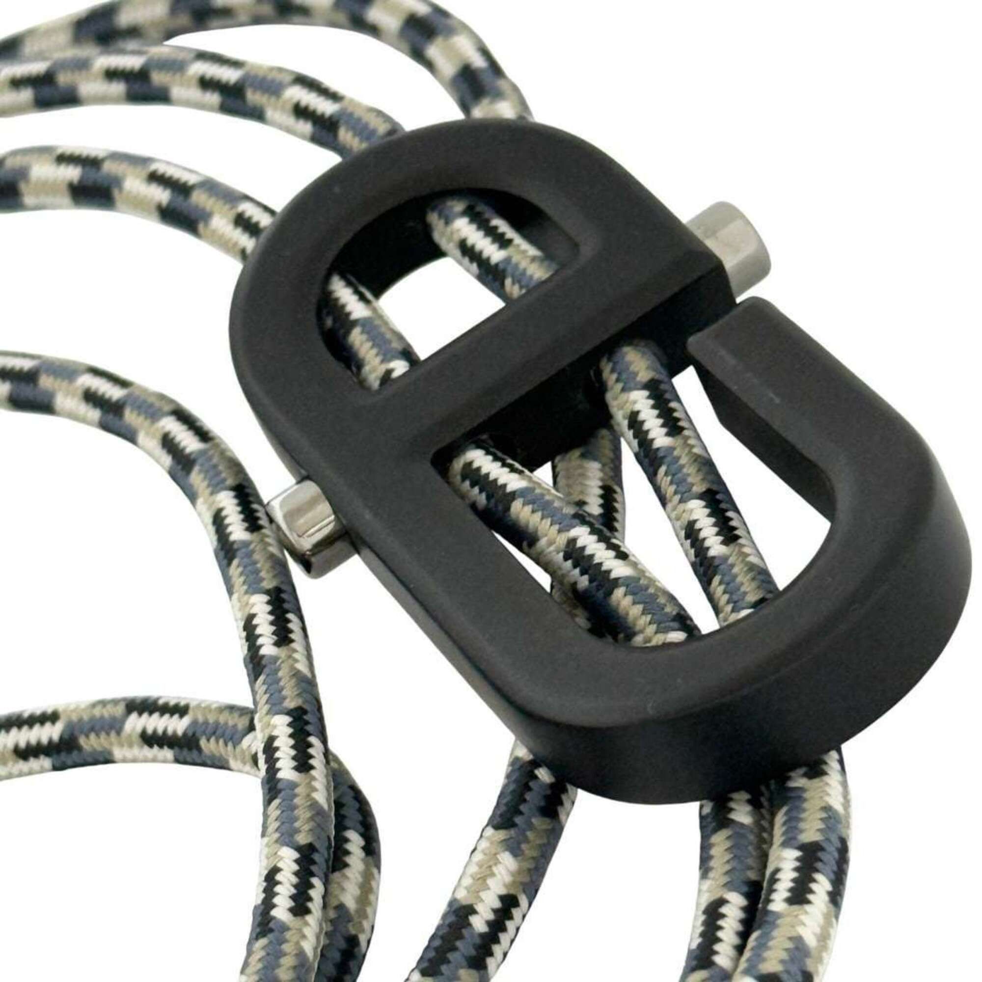 Dior Christian Dior Dior Men's Rope Belt, Adjustable Size, Maximum Inner Circumference 104cm, CD, Black Size ONE SIZE - 5 Thumbnail