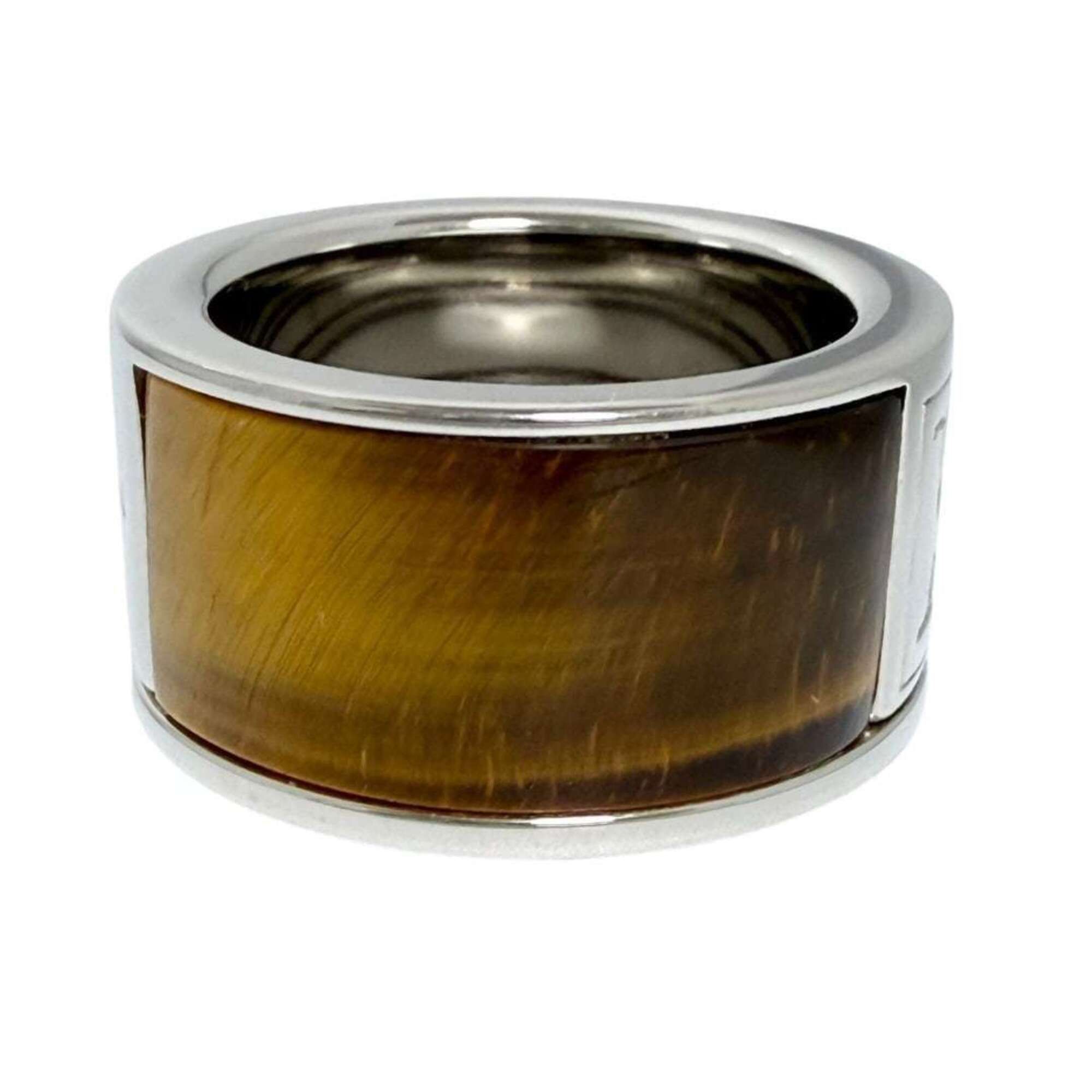 Louis Vuitton Louis Vuitton Men's Wide Ring, Tiger Eye, Size M (19) Size ONE SIZE - 2 Thumbnail