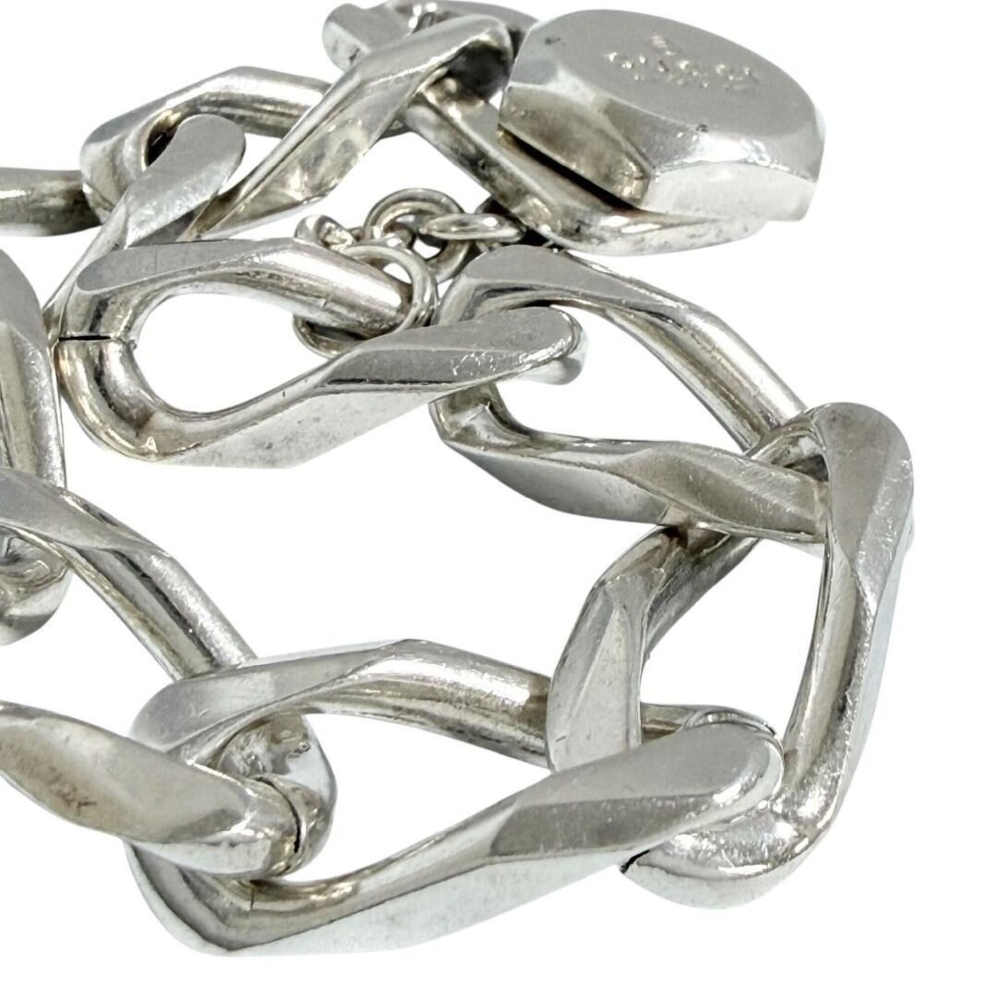 Gucci Gucci Men's Bracelet, Heavy Chain, Silver, 17cm Size ONE SIZE - 4 Thumbnail