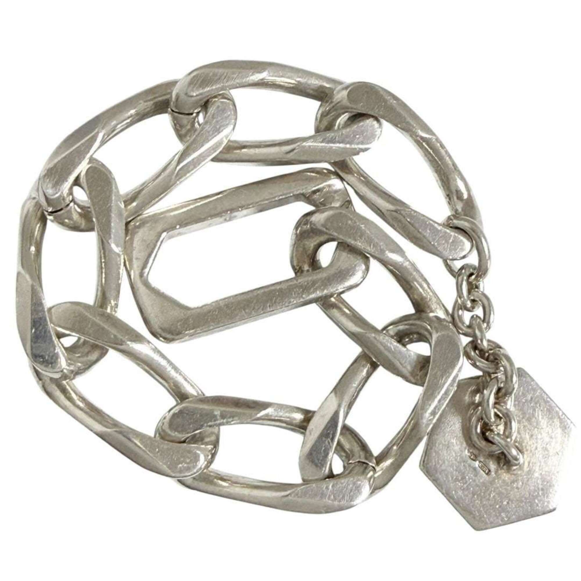 Gucci Gucci Men's Bracelet, Heavy Chain, Silver, 17cm Size ONE SIZE - 2 Thumbnail
