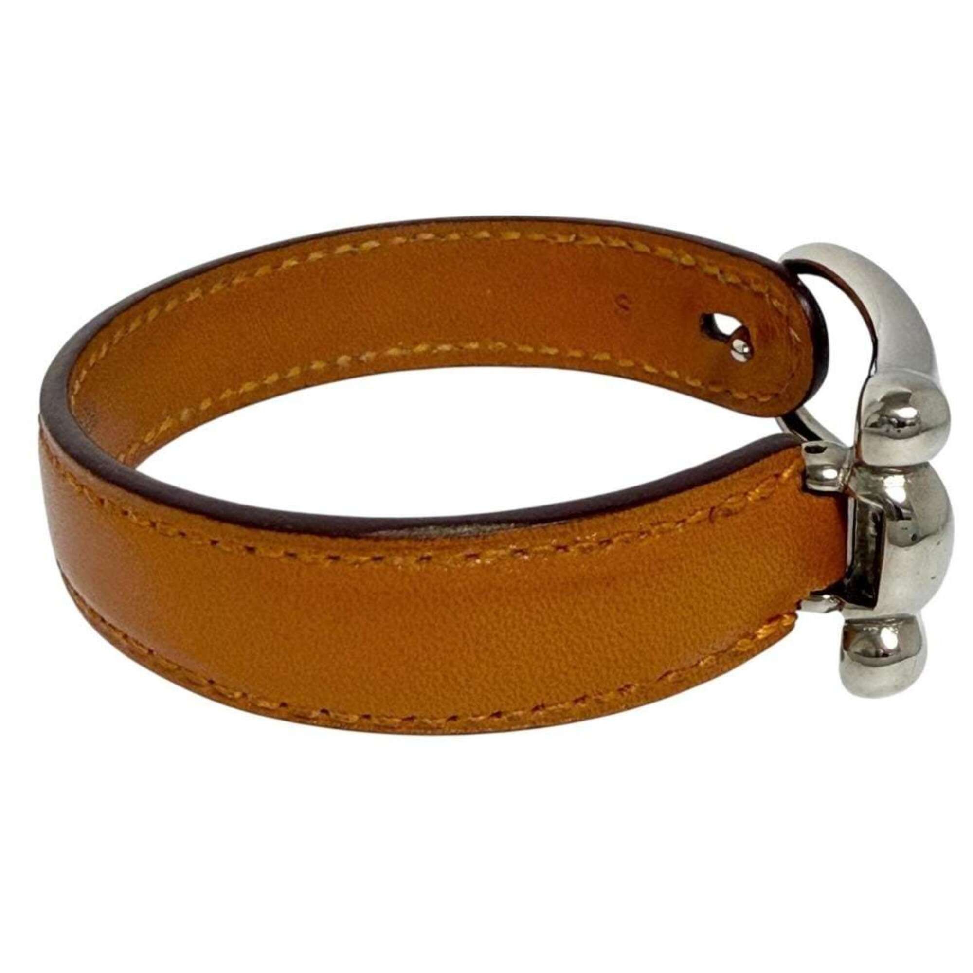 Hermes Hermes Women's Leather Bracelet, Size S (15.5cm), Camel Brown Size ONE SIZE - 2 Thumbnail