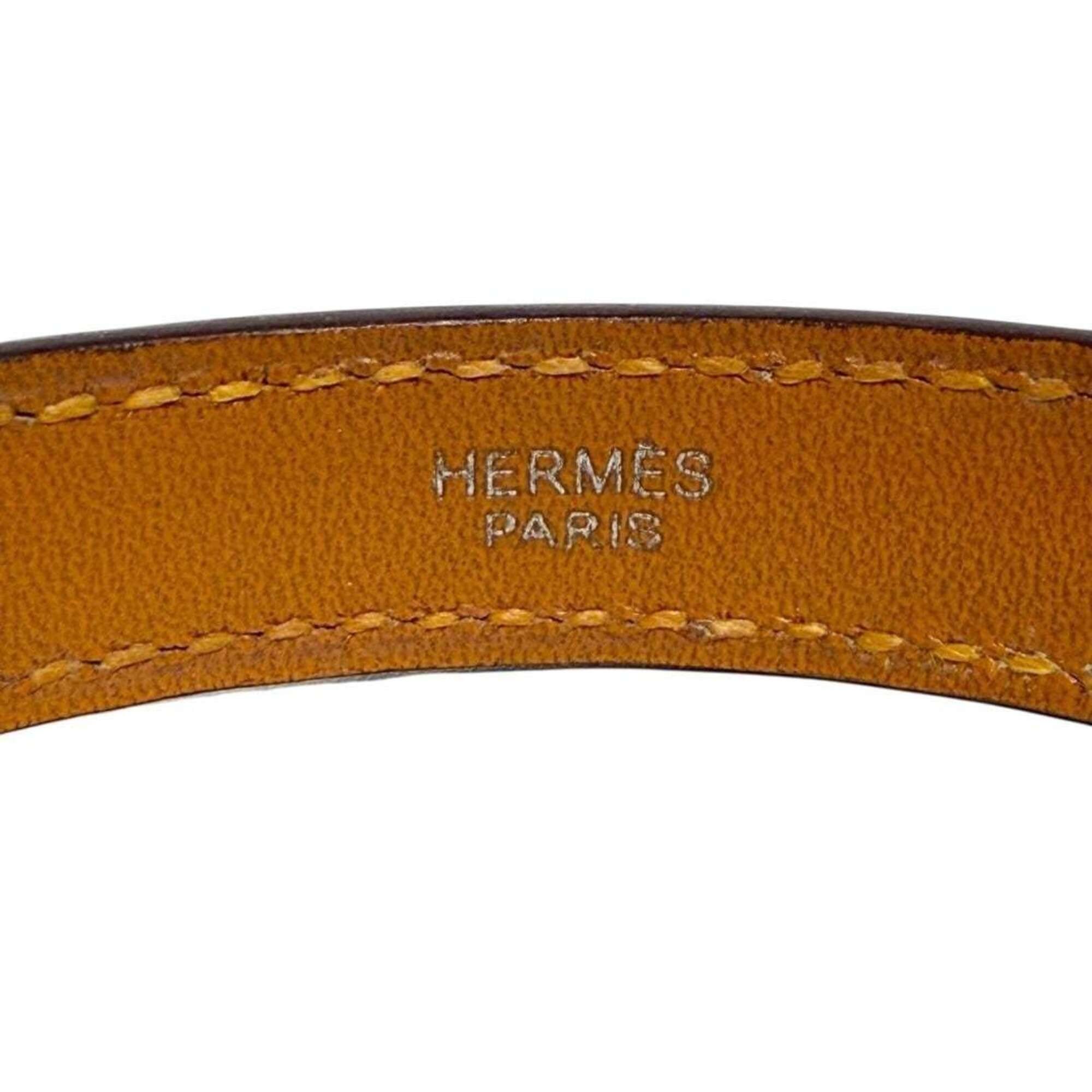 Hermes Hermes Women's Leather Bracelet, Size S (15.5cm), Camel Brown Size ONE SIZE - 8 Thumbnail