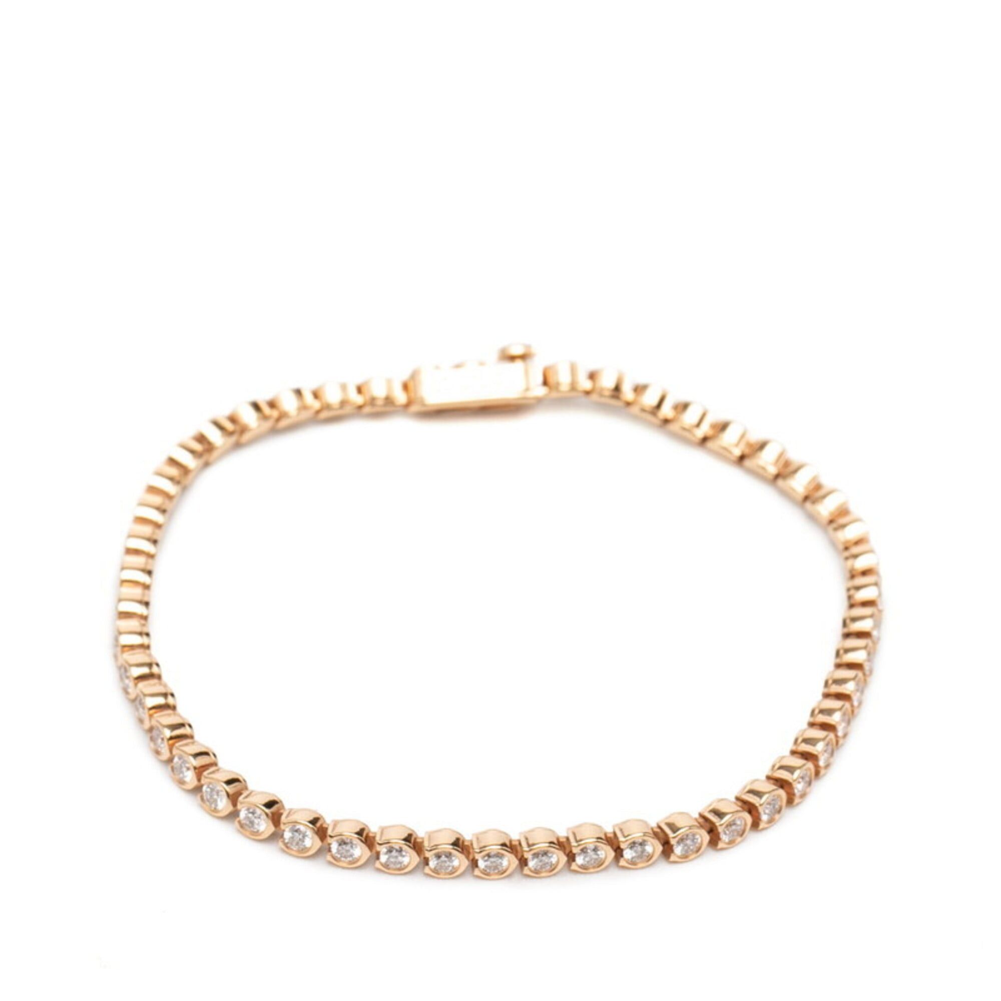 Cartier Cartier CRN6703315 18KPG Pink Gold Au750 Diamond Essential C de Bracelet for Women CARTIER Size ONE SIZE - 2 Thumbnail