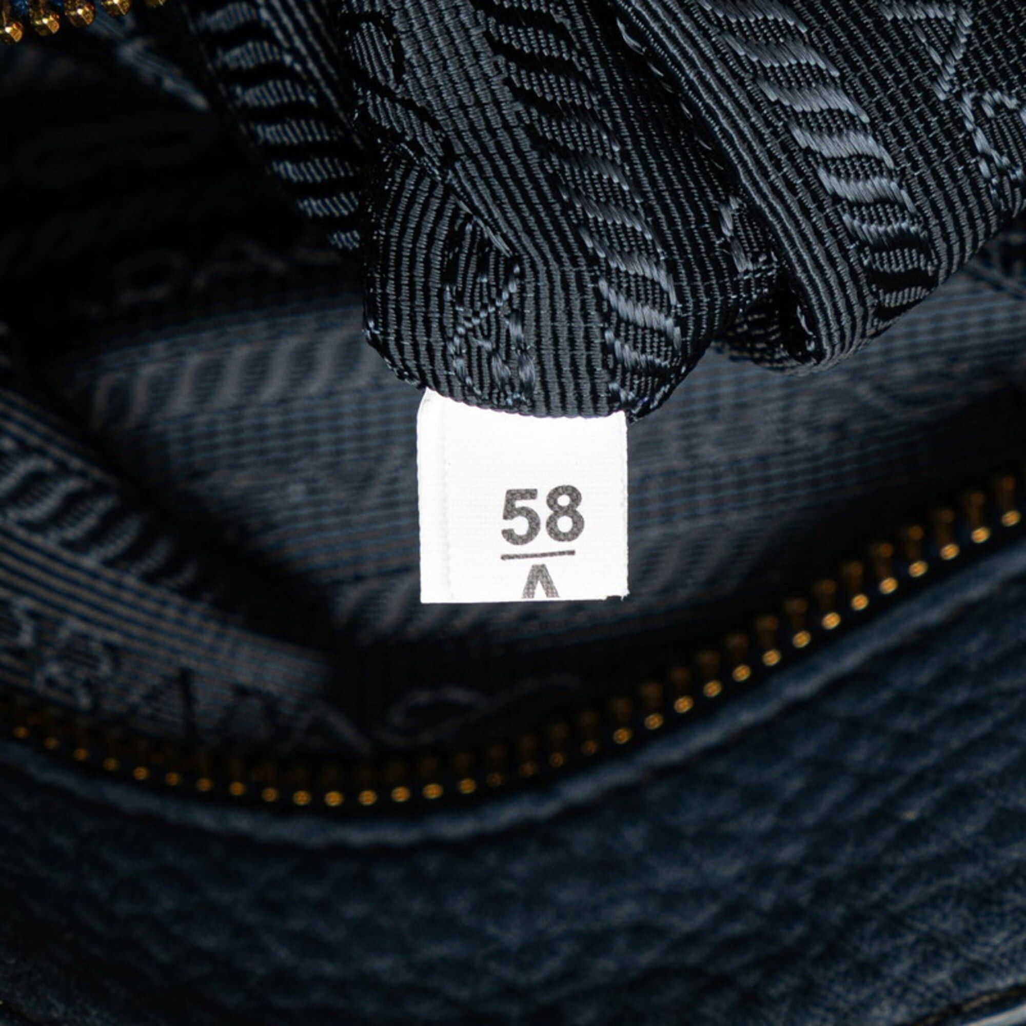 Prada Prada Logo Handbag BR4992 Blue Vitello Daino Women's PRADA Size ONE SIZE - 8 Thumbnail