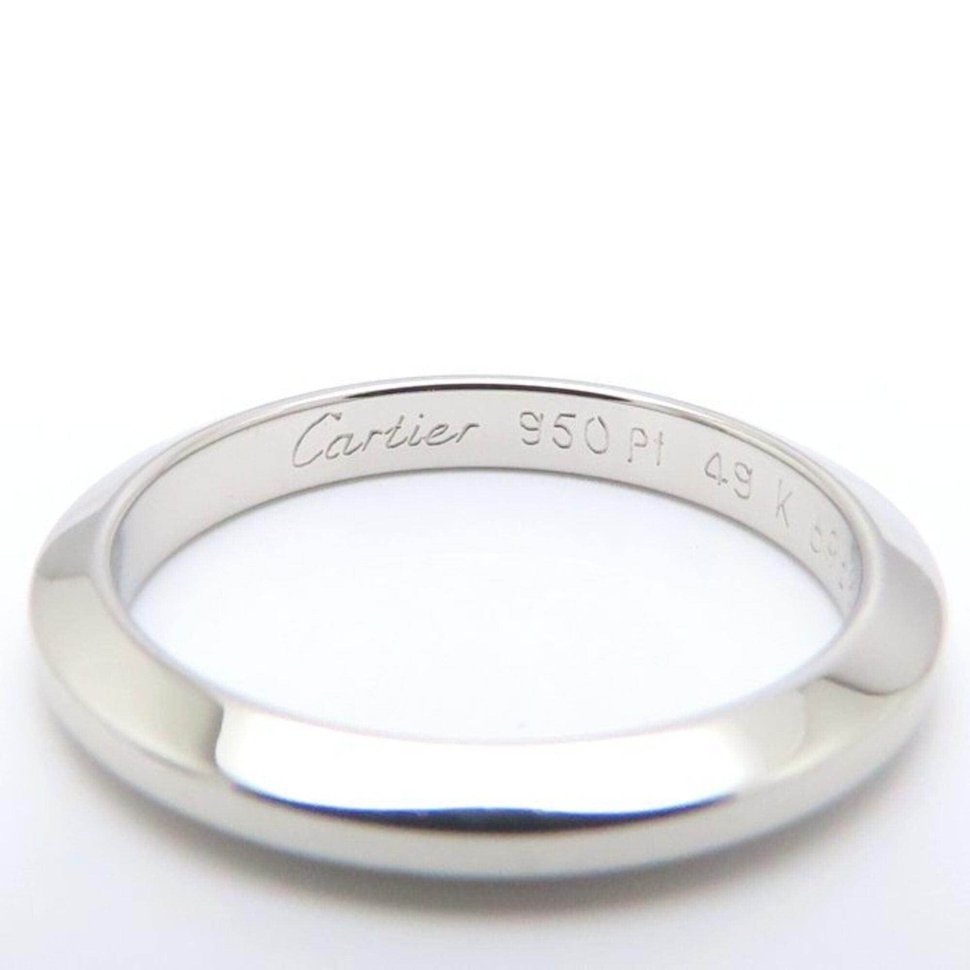 Cartier Cartier Wedding Ring, Size #49, Platinum 950, Women's, Item No. 295393 Size ONE SIZE - 5 Thumbnail