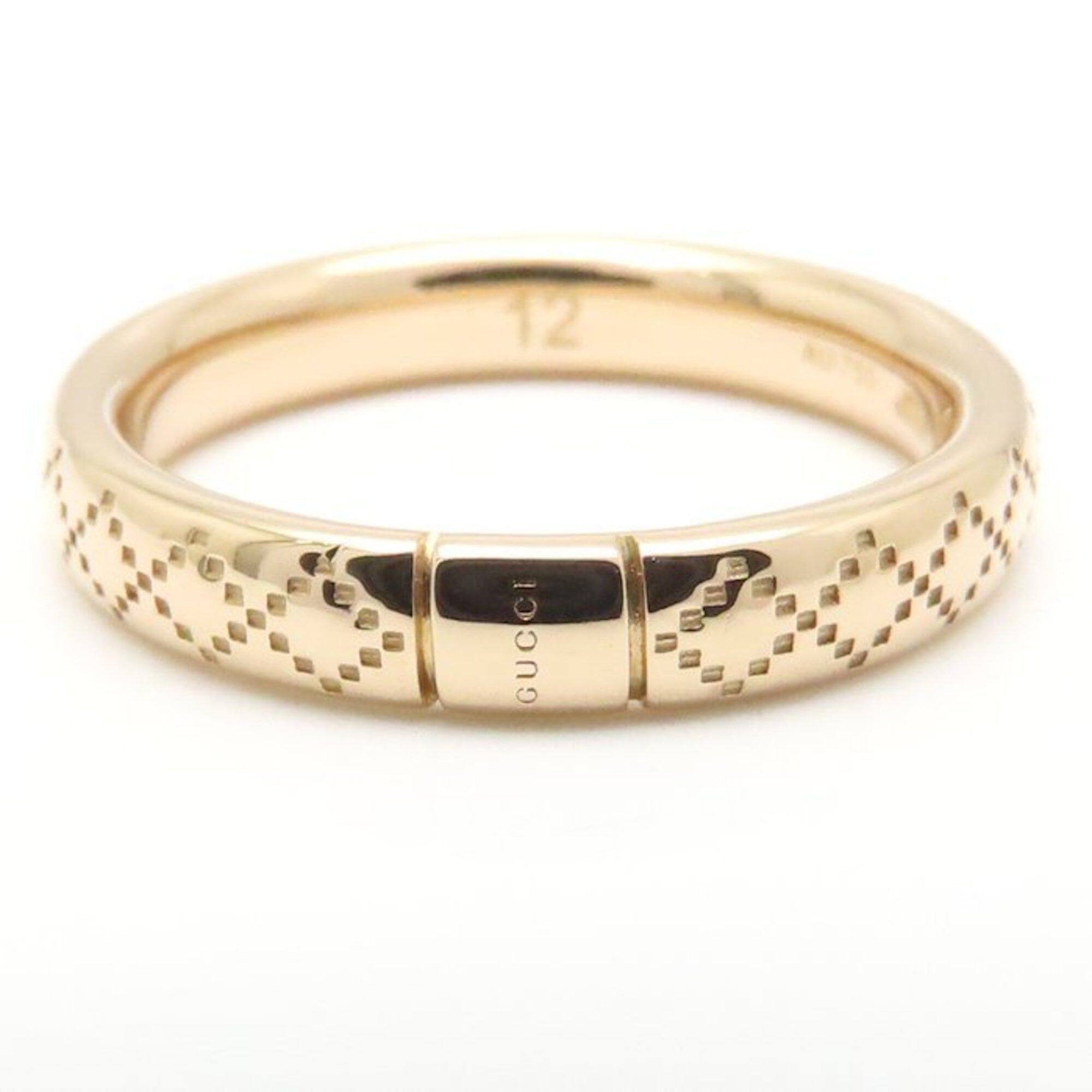 Gucci GUCCI Diamantissima Ring, Size 12, 18K Pink Gold, Women's, Item Number 295349 Size ONE SIZE - 5 Thumbnail
