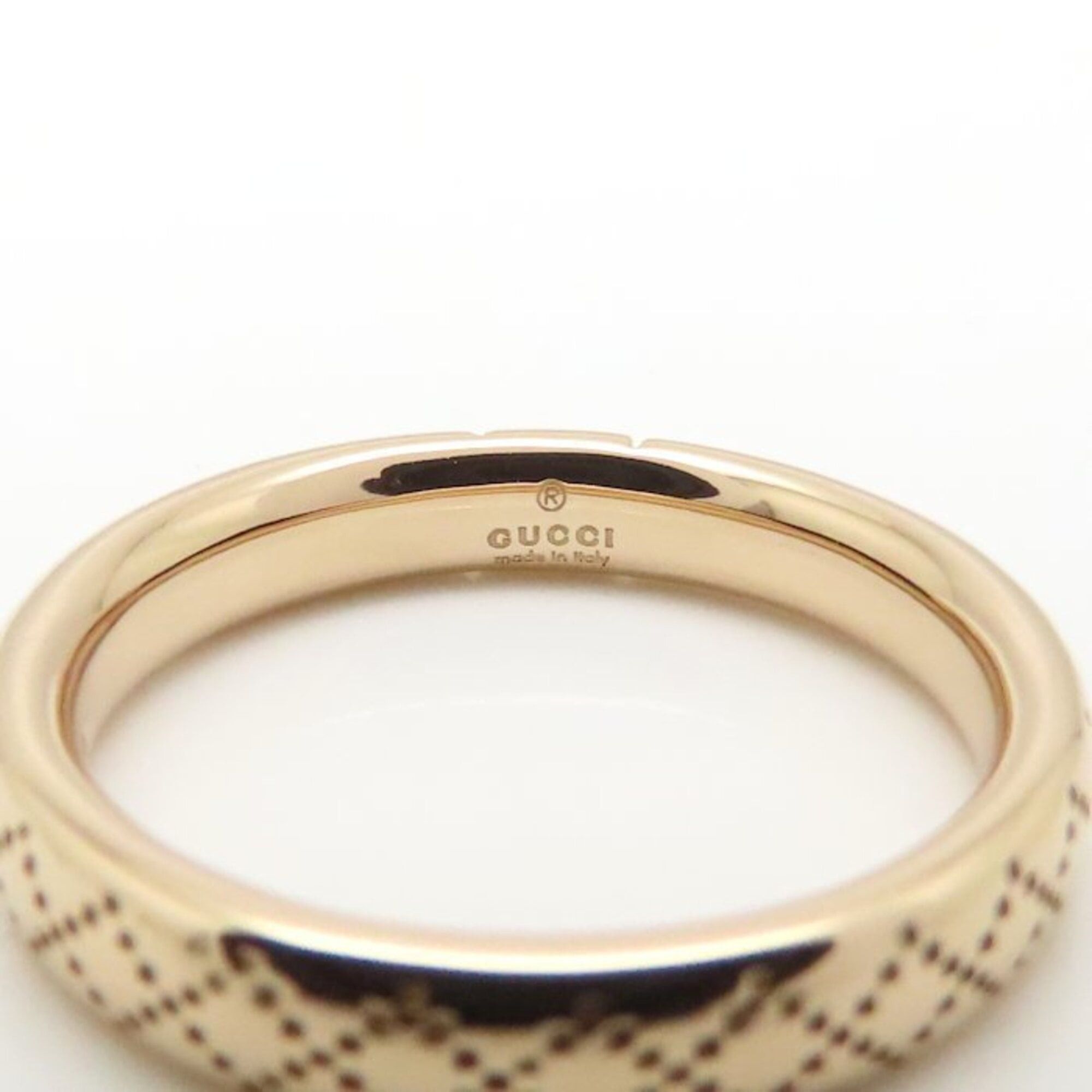 Gucci GUCCI Diamantissima Ring, Size 12, 18K Pink Gold, Women's, Item Number 295349 Size ONE SIZE - 9 Thumbnail
