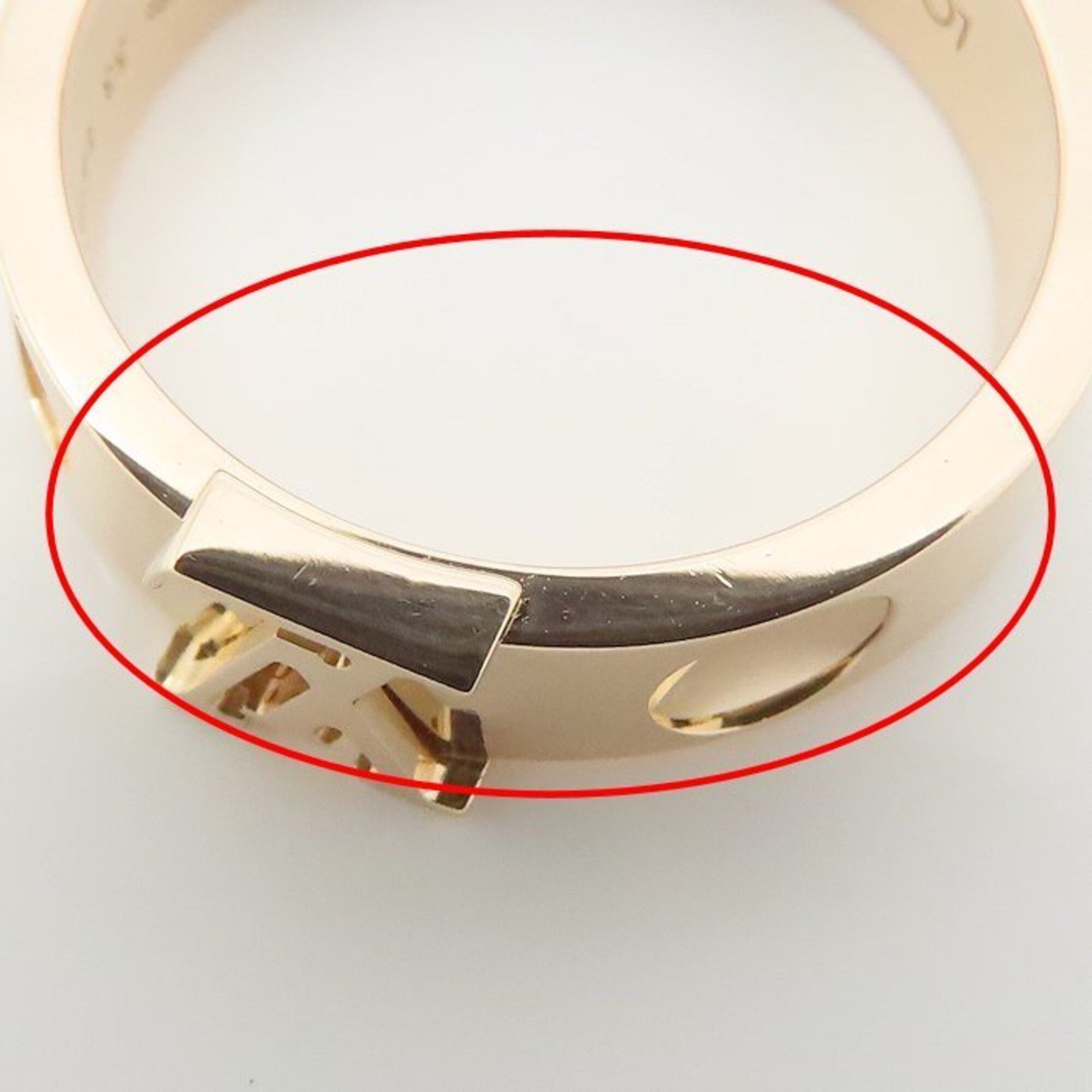 Louis Vuitton Louis Vuitton Empreinte LV Ring, Size #53, Women's, Q9K98A 295333 Size ONE SIZE - 9 Thumbnail