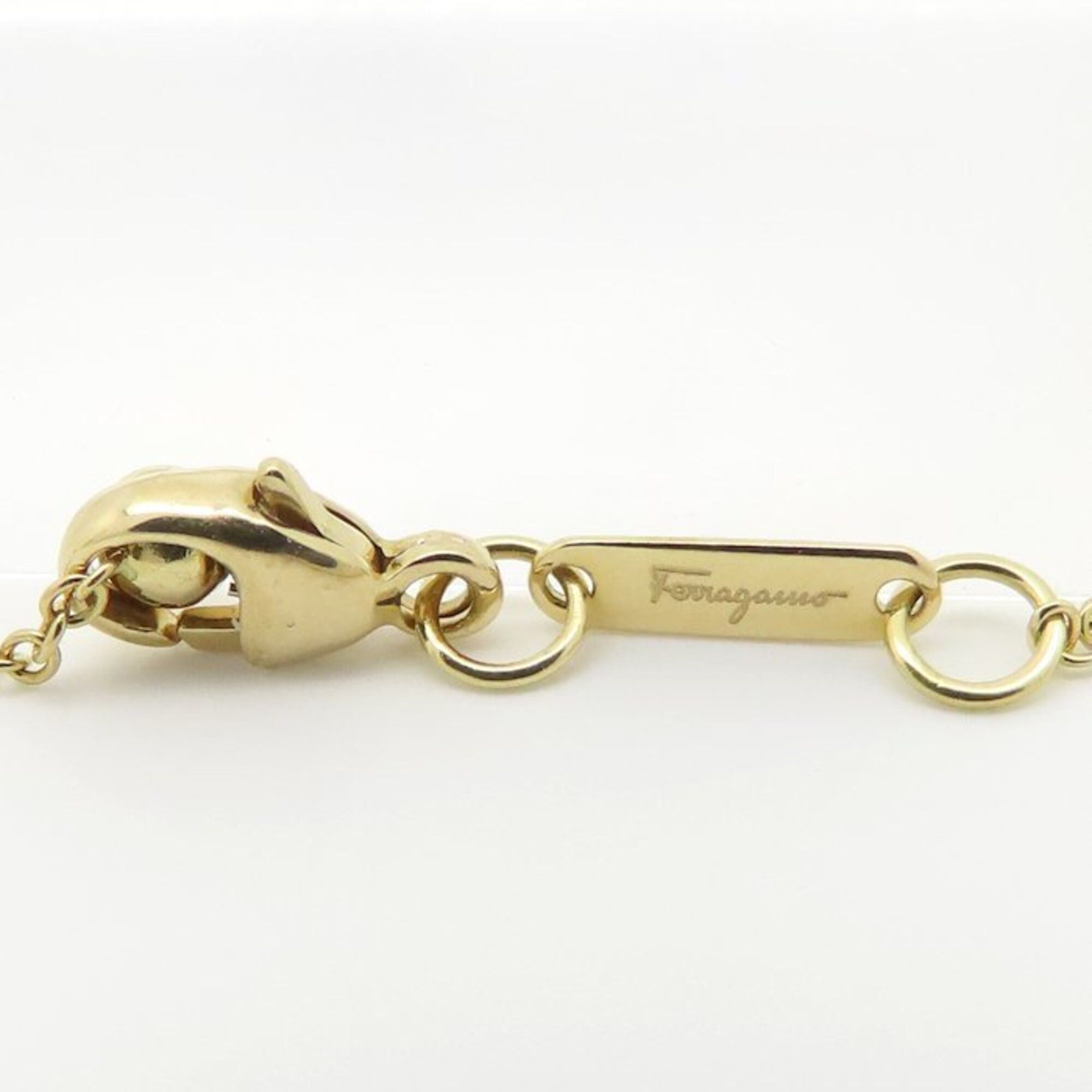 Salvatore Ferragamo Salvatore Ferragamo Gancini Necklace, 18K Yellow Gold, Women's, Item No. 295381 Size ONE SIZE - 7 Thumbnail