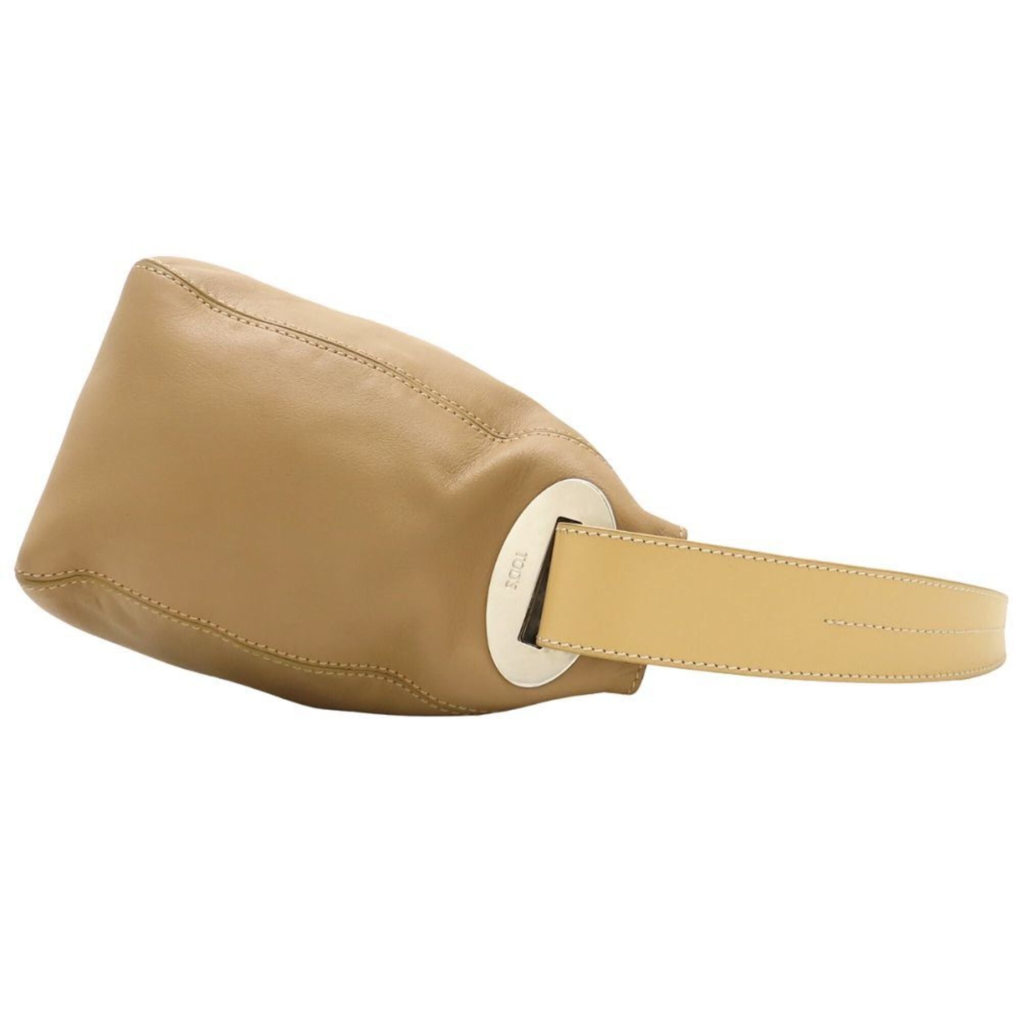 Tod's Tod's TOD’S One-Shoulder Handbag, Leather, Beige, Women's, 353196 Size ONE SIZE - 3 Thumbnail