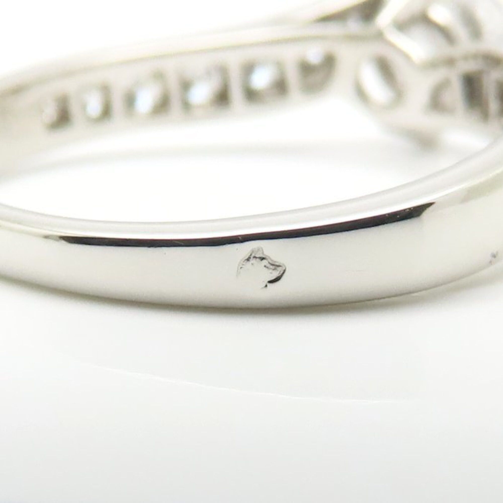 Van Cleef & Arpels Van Cleef & Arpels Diamond Ring, 0.74ct Diamond, D.VVS1 Clarity, Size 50, Platinum 950, Women's, Item No. 295390 Size ONE SIZE - 12 Thumbnail