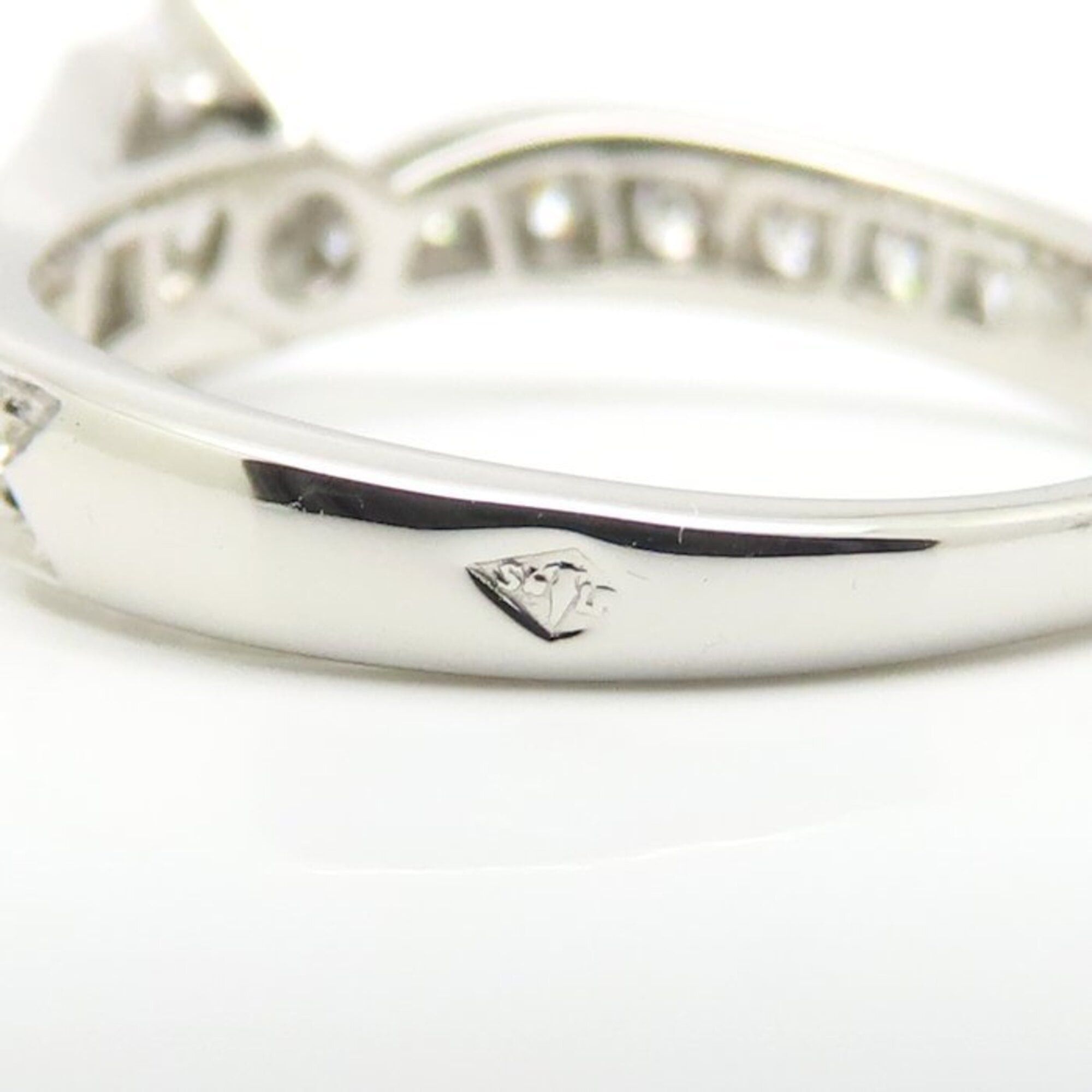 Van Cleef & Arpels Van Cleef & Arpels Diamond Ring, 0.74ct Diamond, D.VVS1 Clarity, Size 50, Platinum 950, Women's, Item No. 295390 Size ONE SIZE - 13 Thumbnail