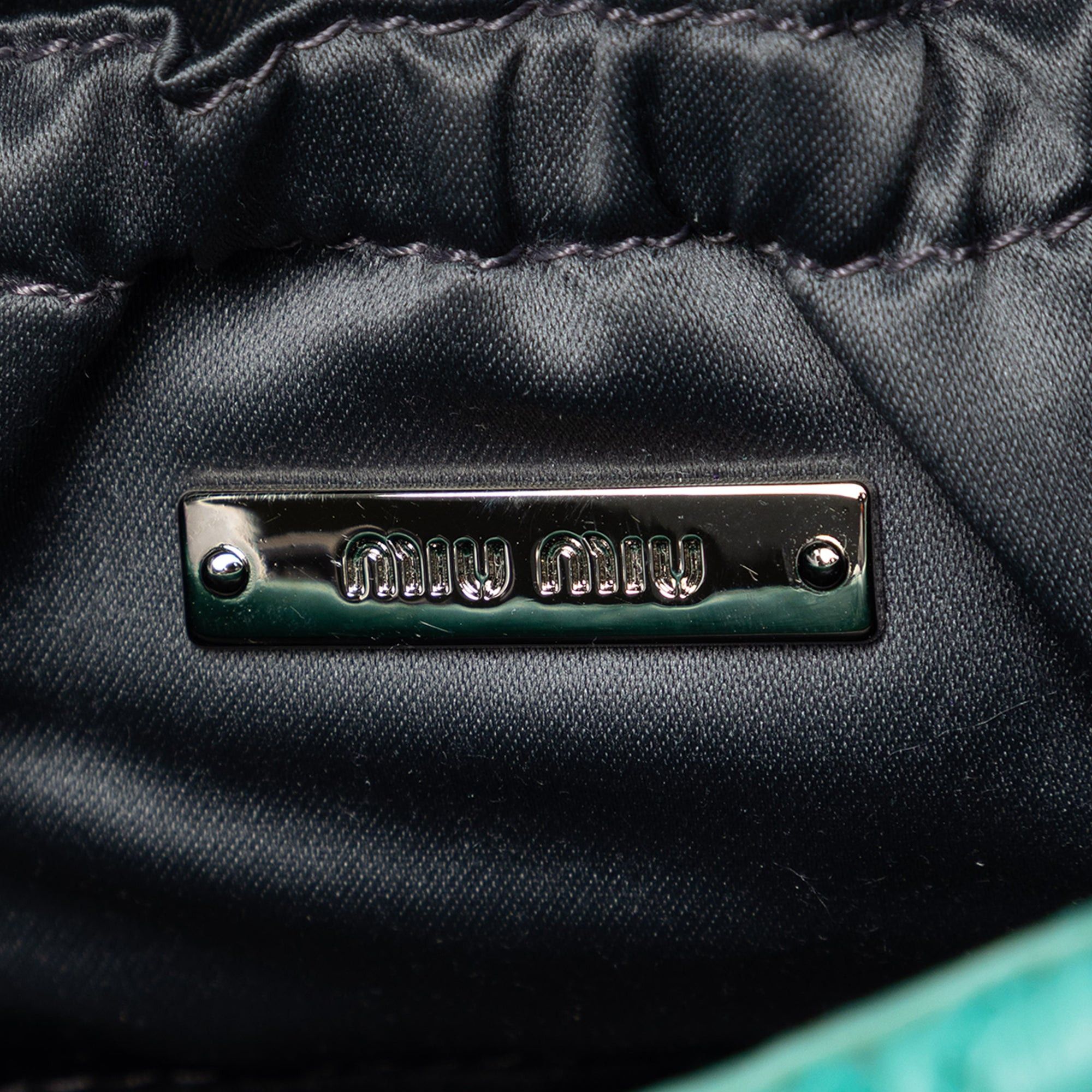 Miu Miu Matelasse Nappa Crystal Chain Crossbody Size ONE SIZE - 5 Thumbnail